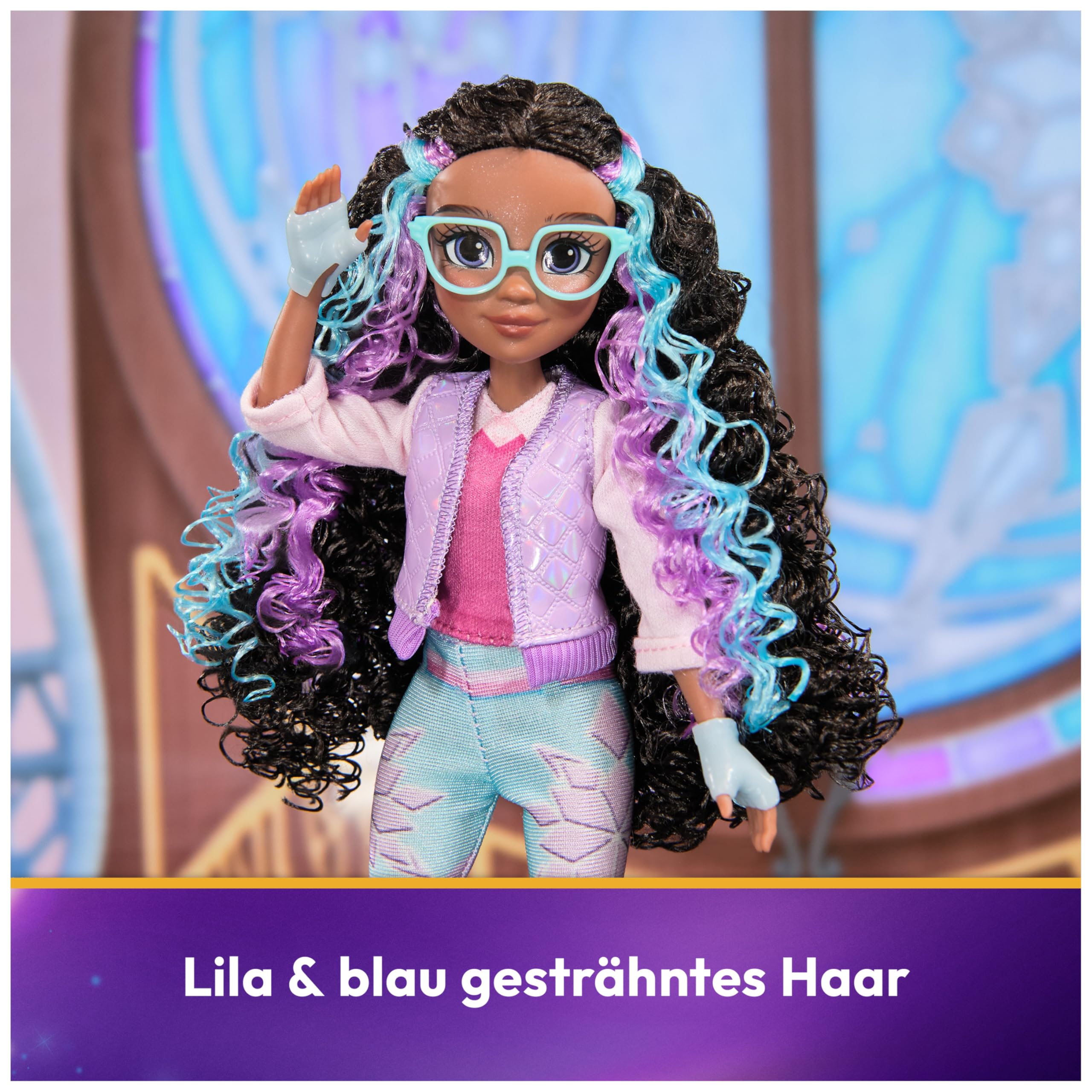 Unicorn Academy Layla Ankleidepuppe 24 cm mit 5 Accessoires