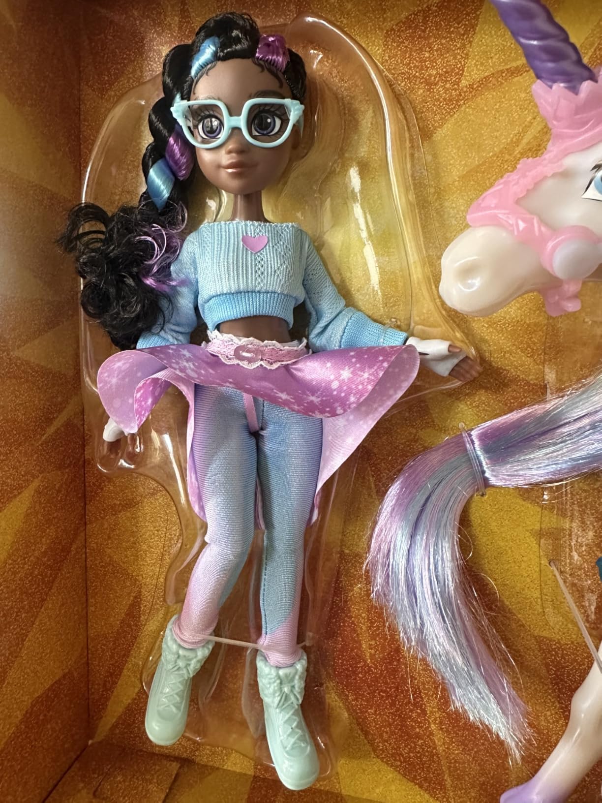 Unicorn Academy Layla und Glacier Spielset mit Licht und Sound