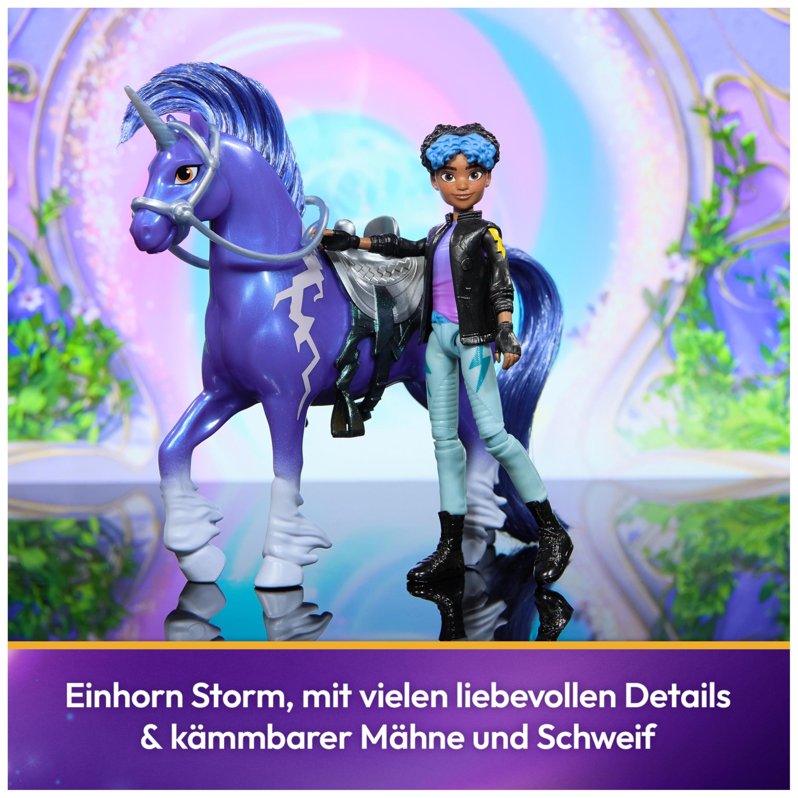 Unicorn Academy Rory und Storm Figuren-Set 12 cm blau