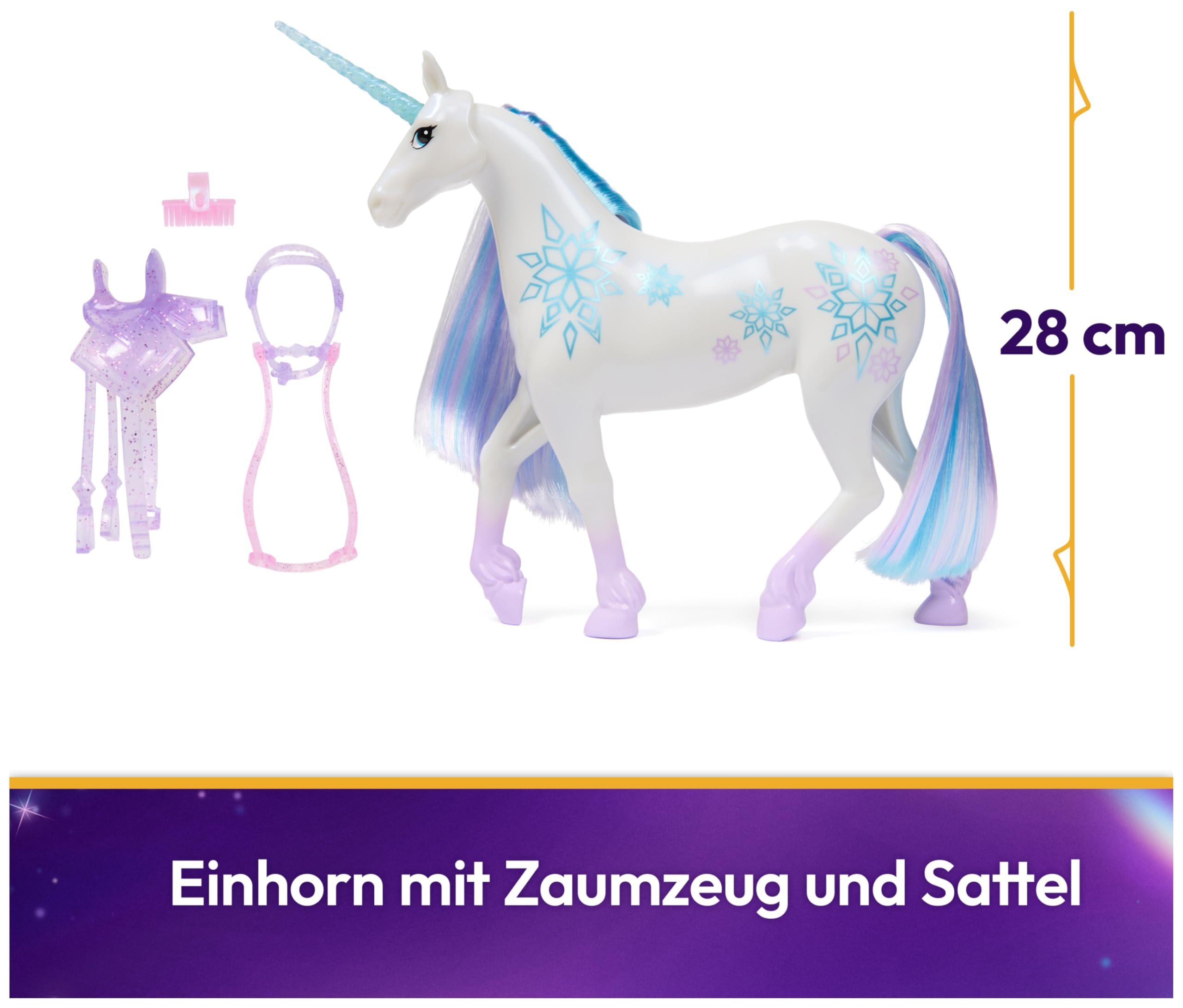 Unicorn Academy Glacier Einhorn 28cm mit Mähne Laylas Pferd