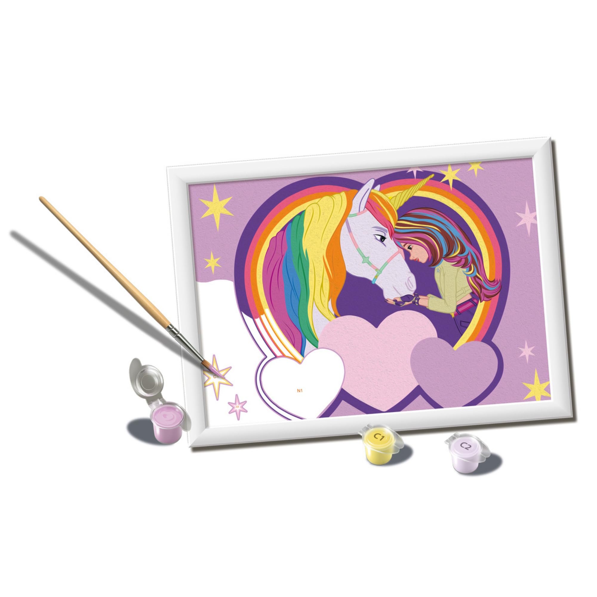 Ravensburger CreArt Sophia & Wildstar Malen nach Zahlen ab 9 Jahren