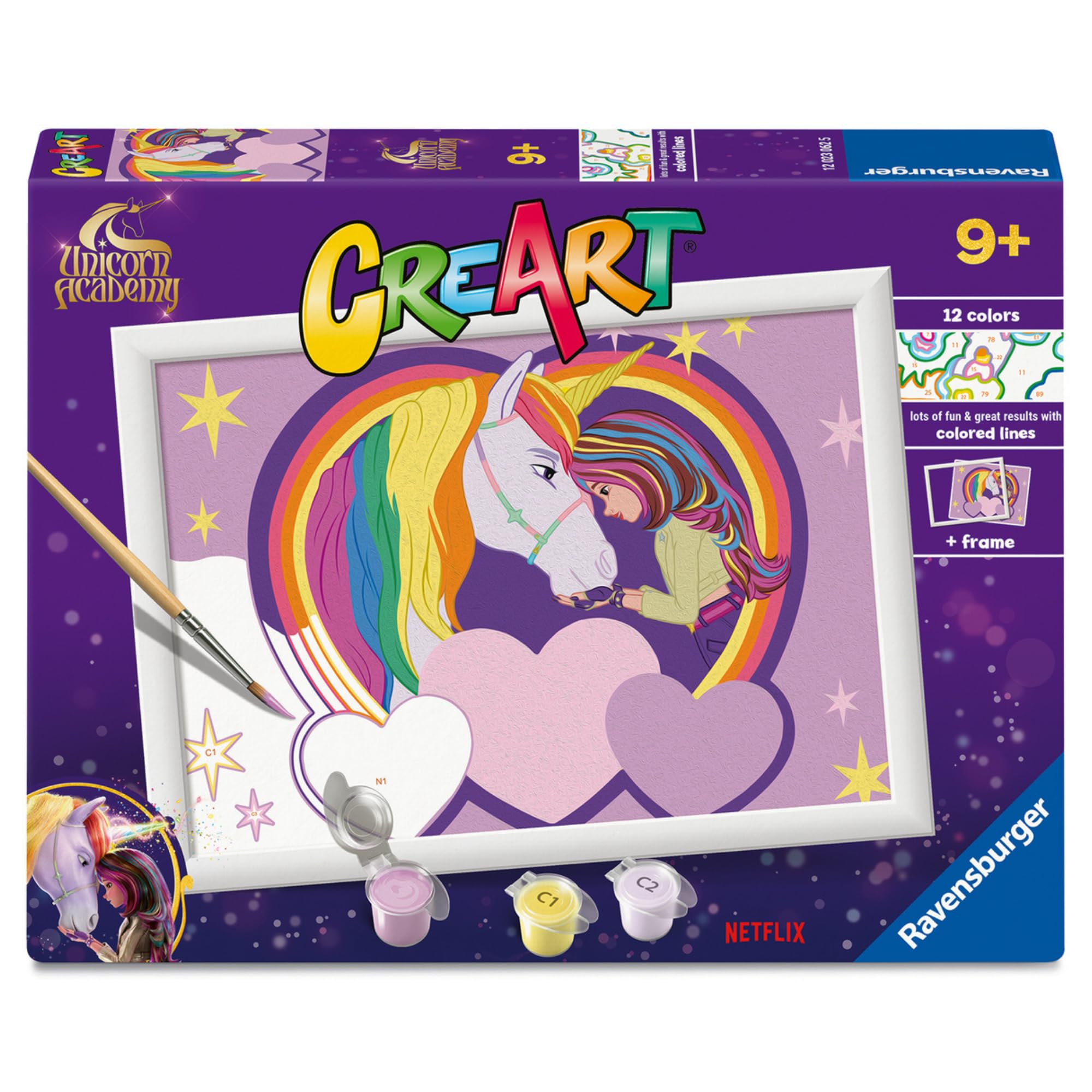 Ravensburger CreArt Sophia & Wildstar Malen nach Zahlen ab 9 Jahren