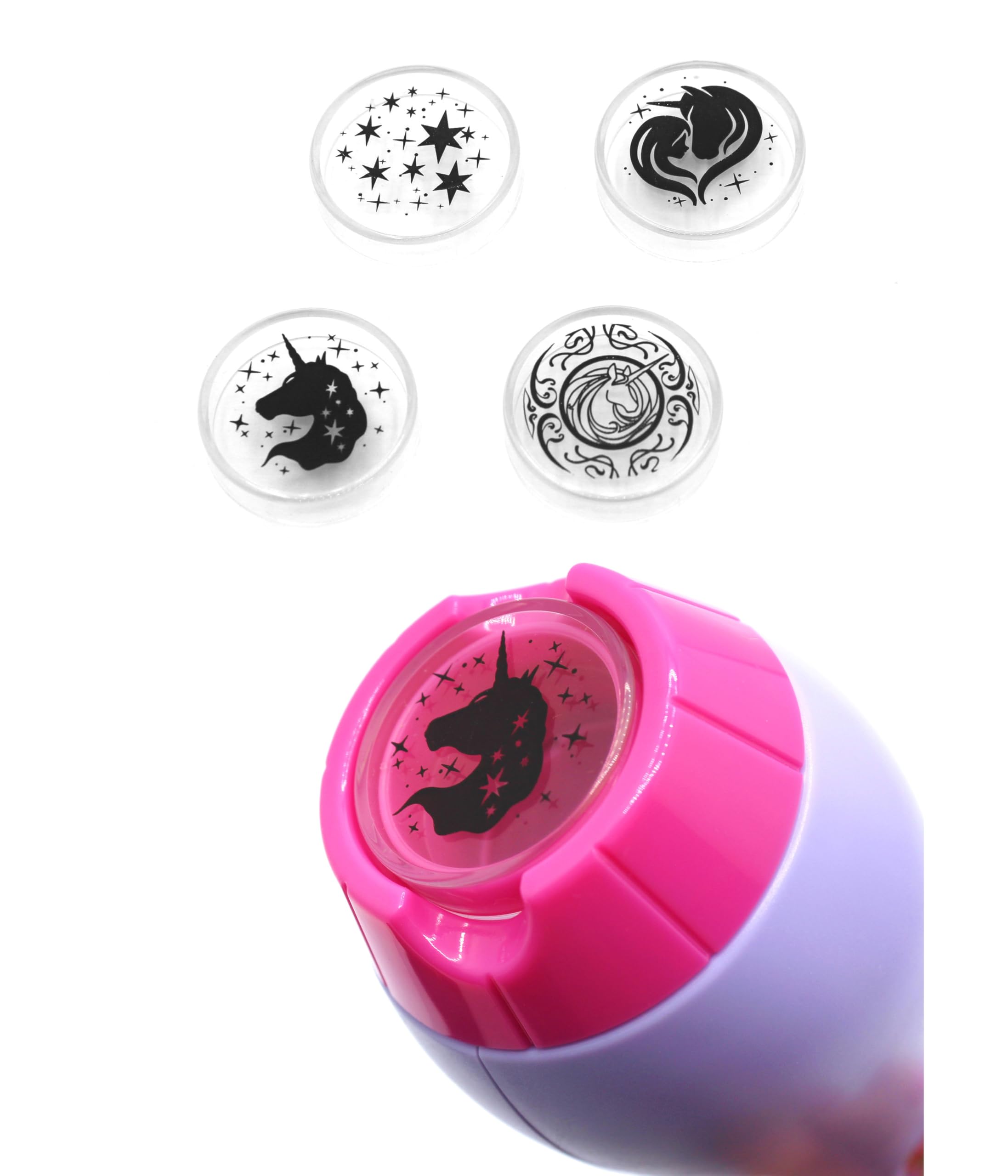 Unicorn Academy Projektionstaschenlampe Violett 4 Motive