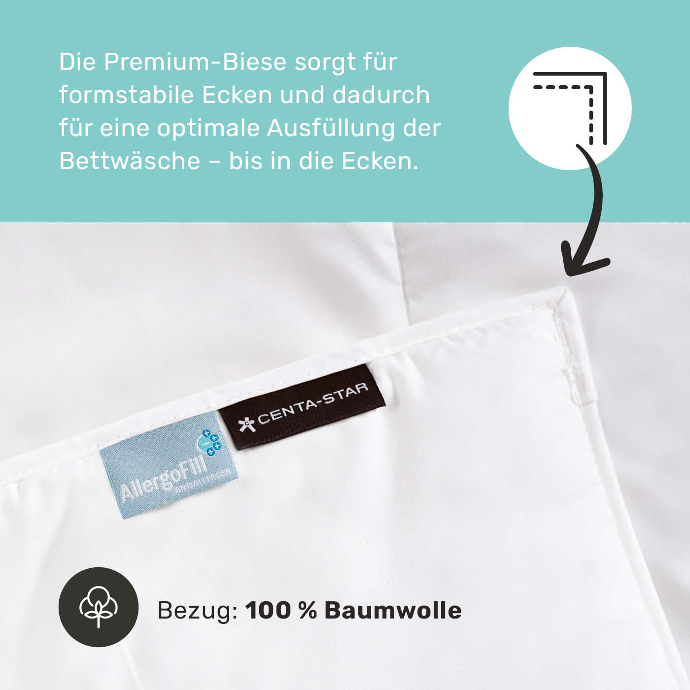 Centa-Star AllergoProtect Ganzjahresdecke Allergiker