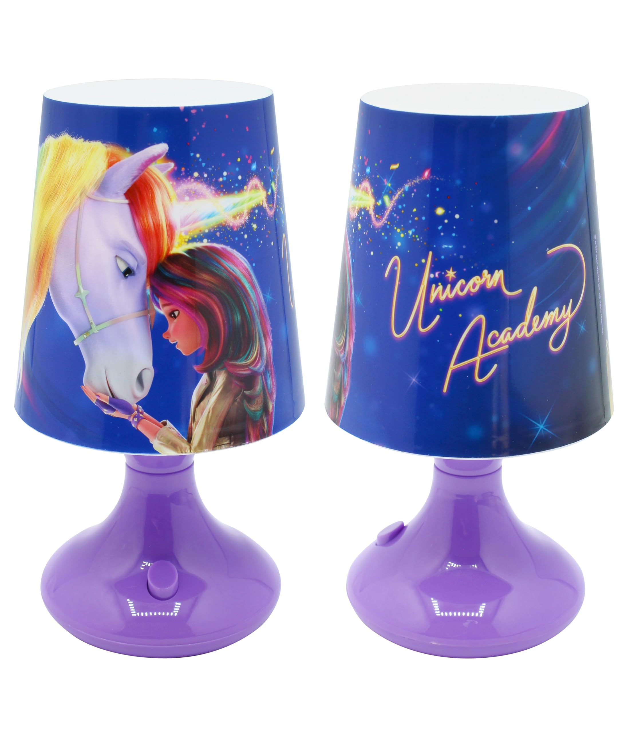 Unicorn Academy LED Mini-Lampe Lampenschirm Geschenkbox bunt