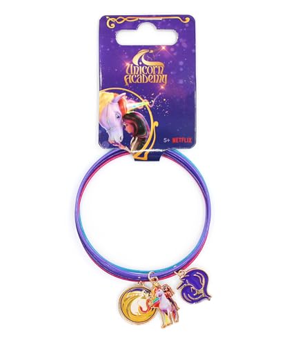 Unicorn Academy Armbänder 5er Metall mit Anhängern für Mädchen