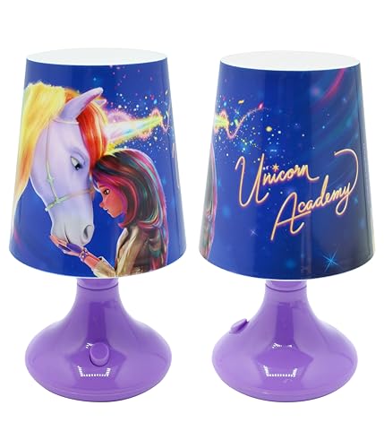 Unicorn Academy LED Mini-Lampe Lampenschirm Geschenkbox bunt