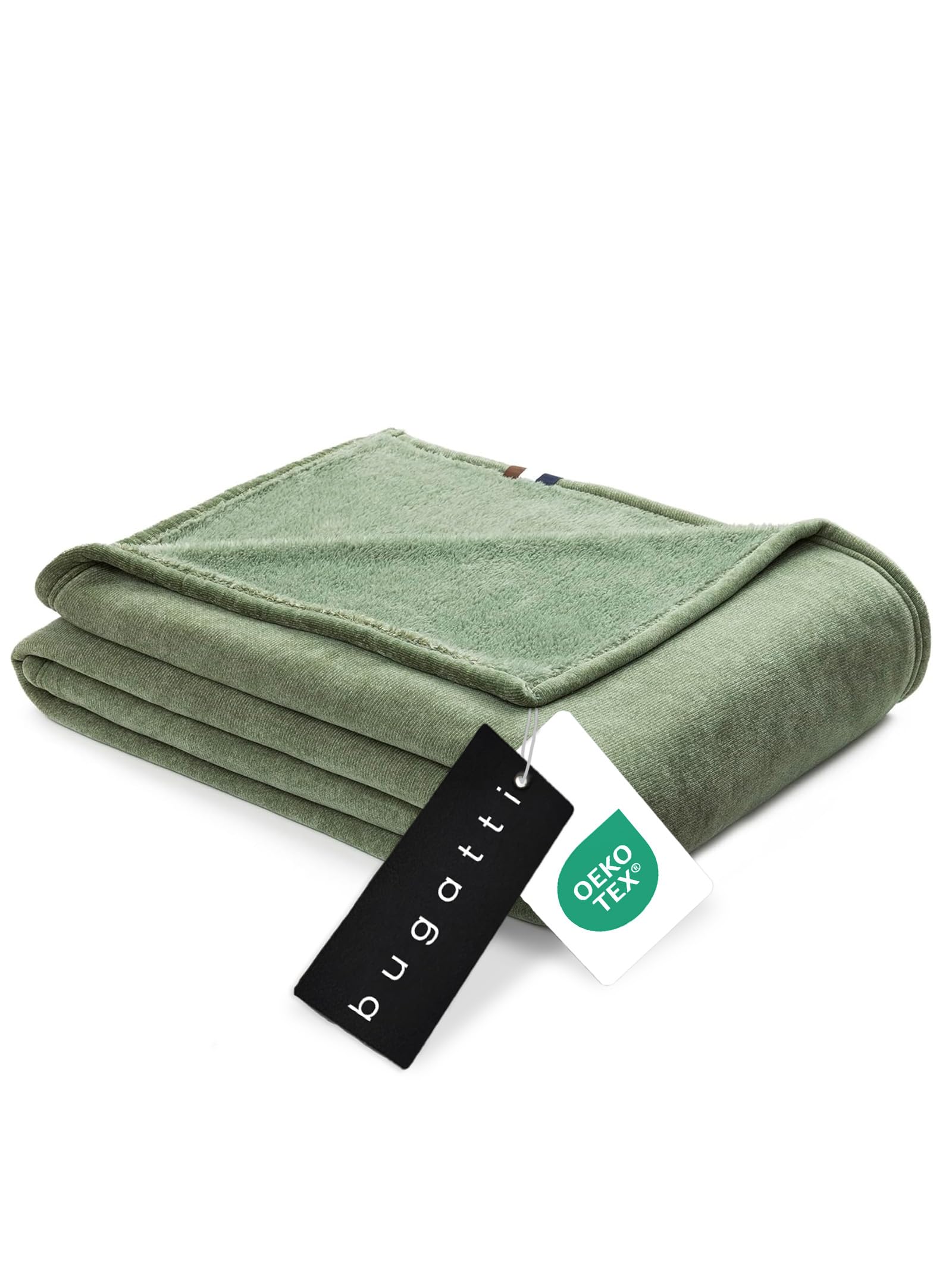 IBENA bugatti DoppioSoft Decke 160x220 Dunkelgrau Kuscheldecke