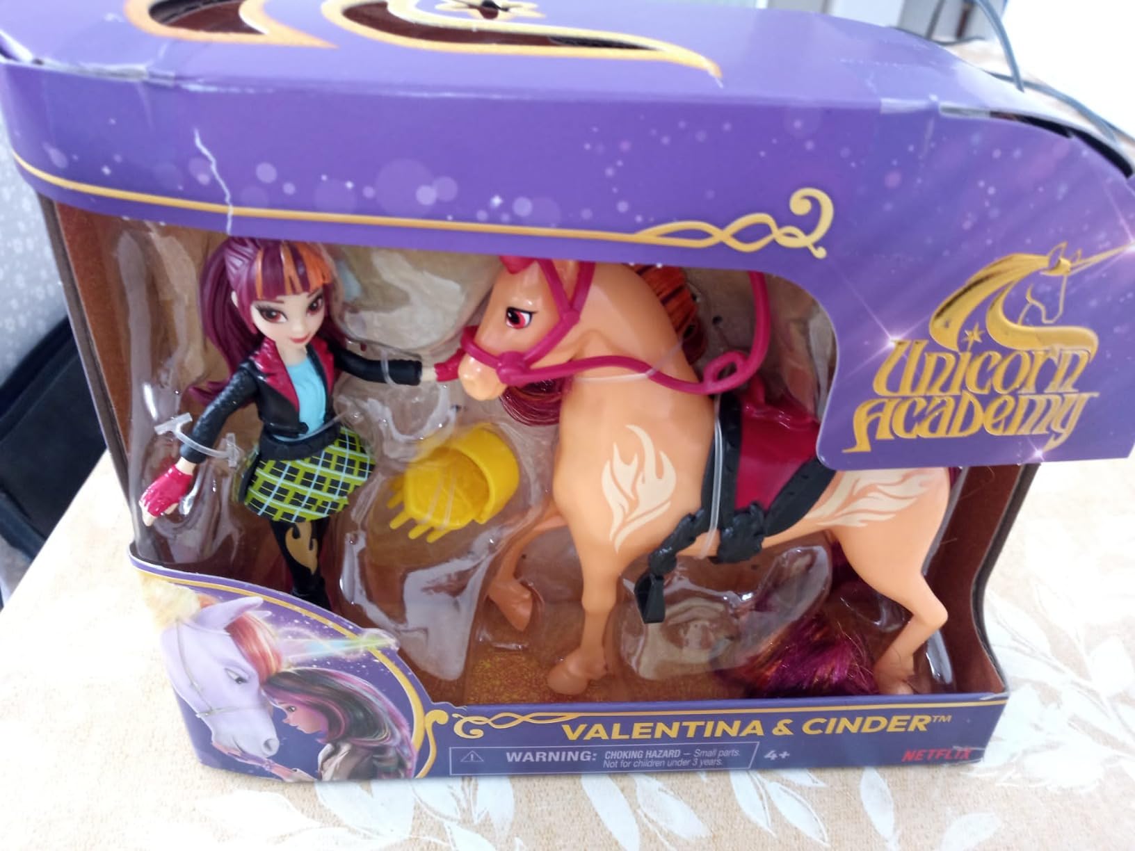 Unicorn Academy Layla und Glacier Puppe Einhorn Set 12cm