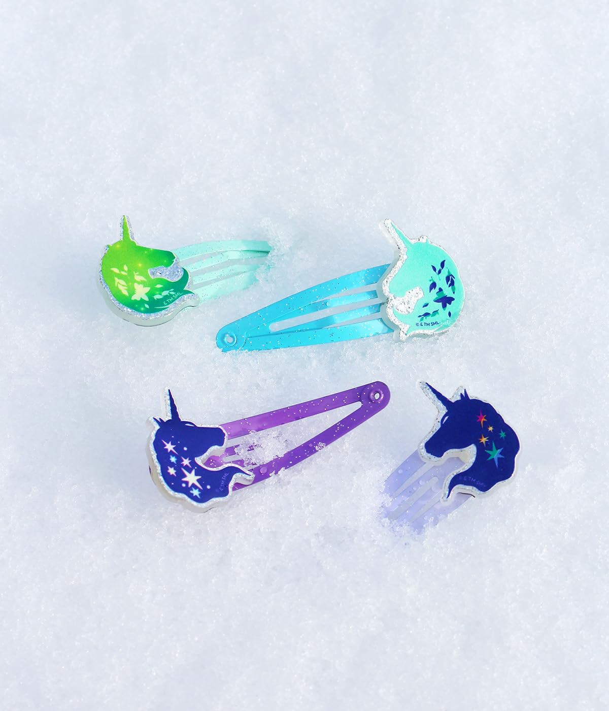 Unicorn Academy Haarspangen 4er-Set Wildstar Leaf Kinder