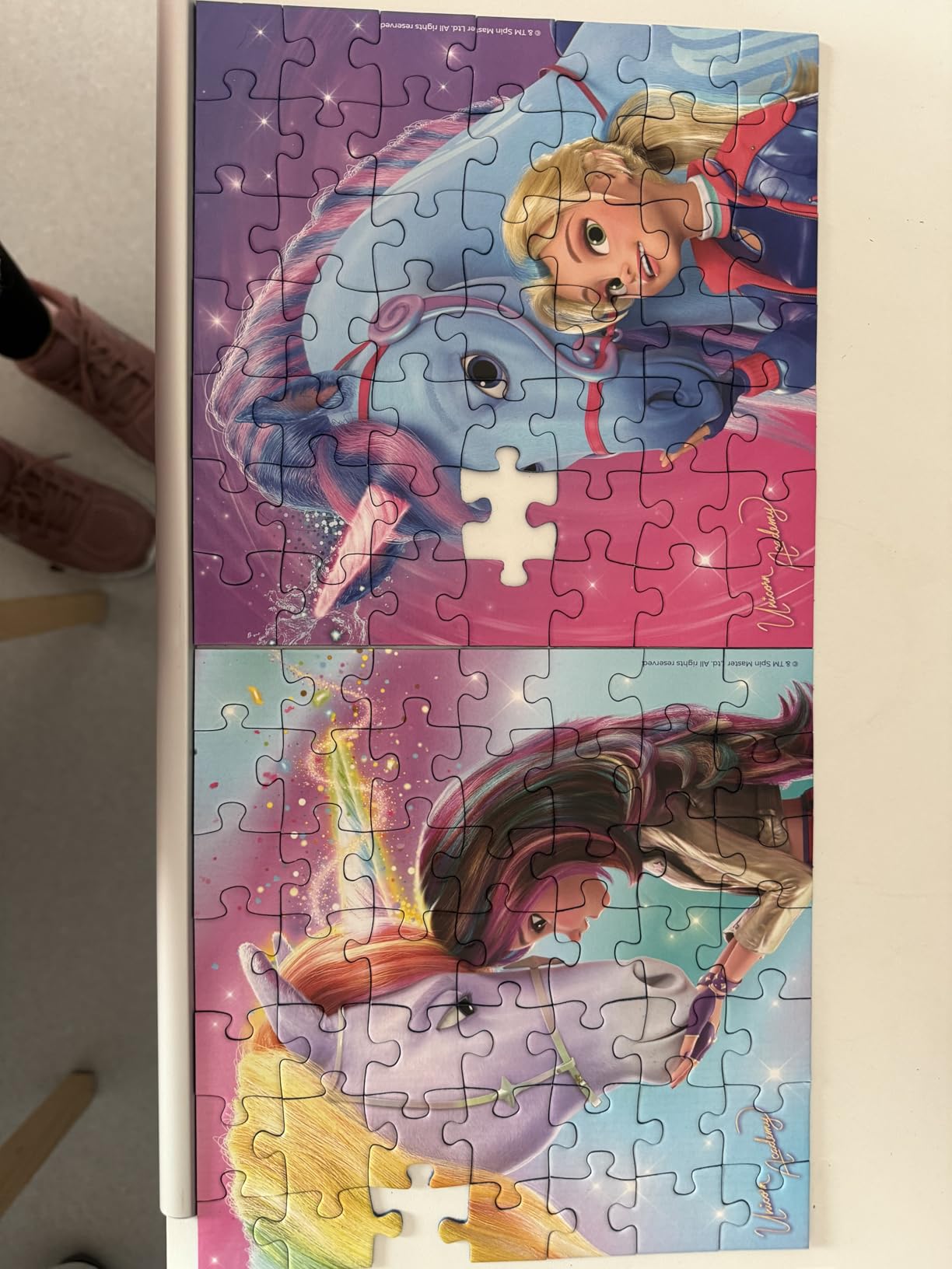 Ravensburger Unicorn Academy Puzzle 3x49 Teile ab 5 J.