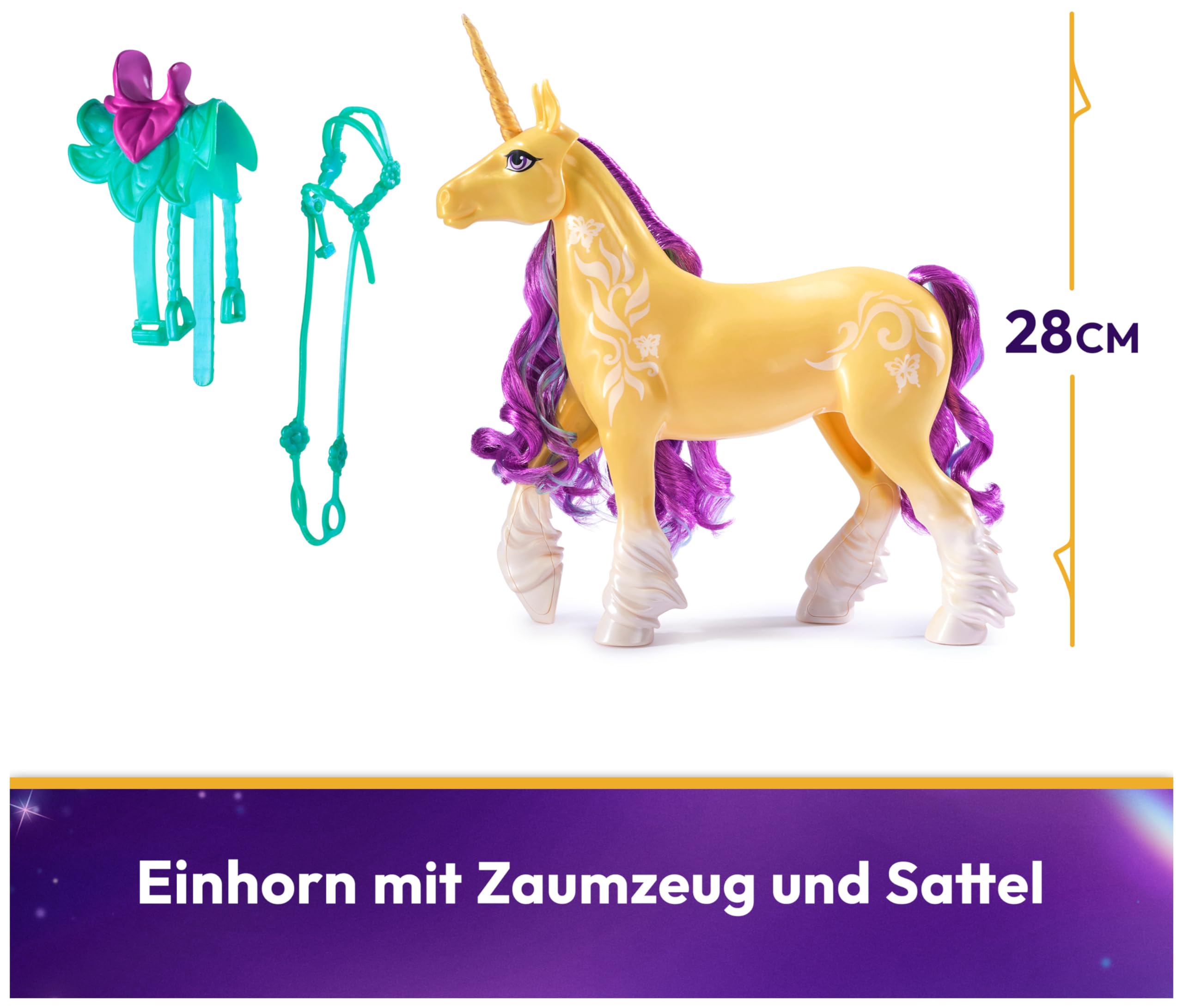 Unicorn Academy Leaf Einhorn 28 cm Ava Pflanzen-Magie