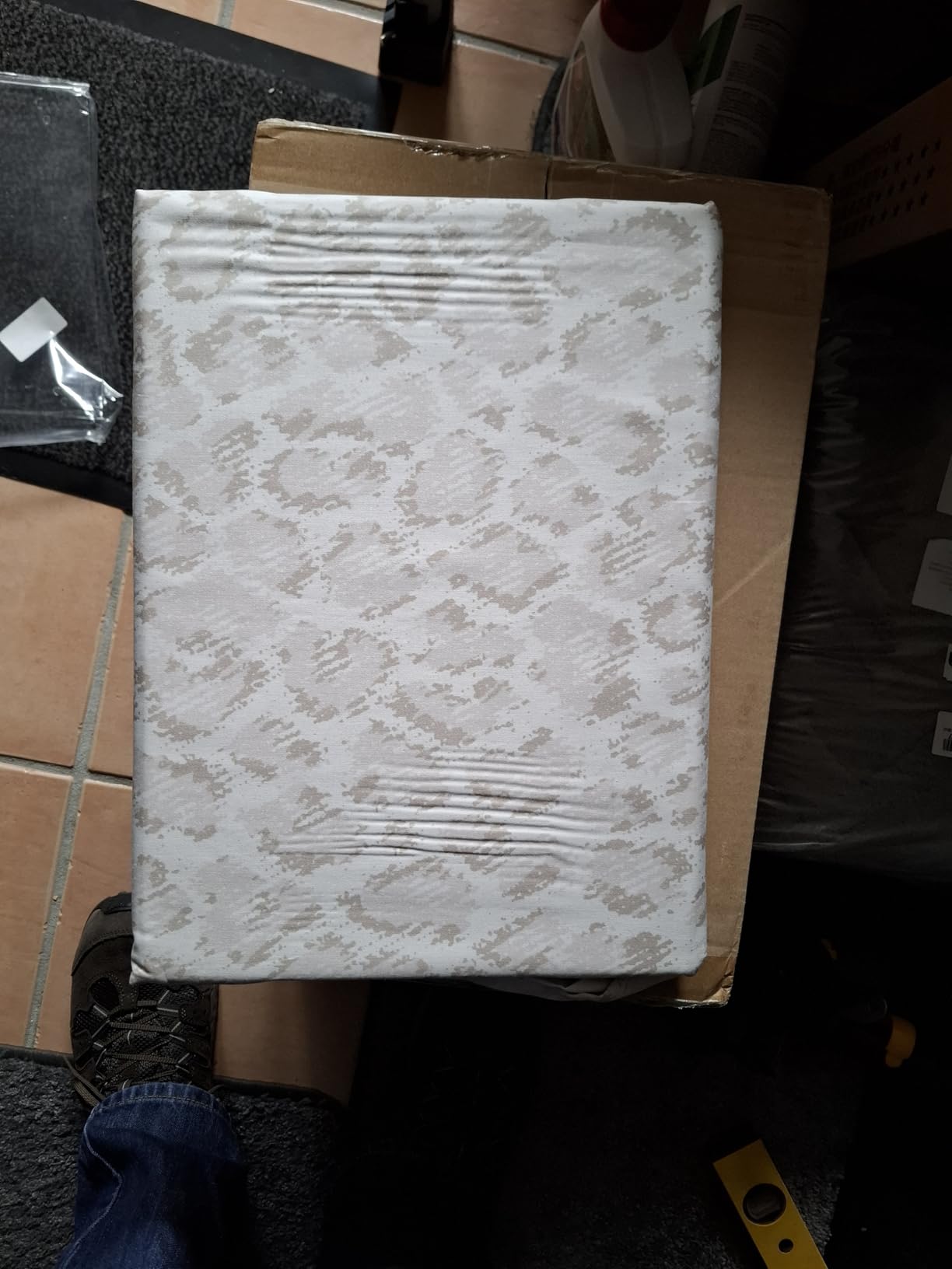 s.Oliver Leo Bettwäsche 155x220 beige Leomuster Baumwolle
