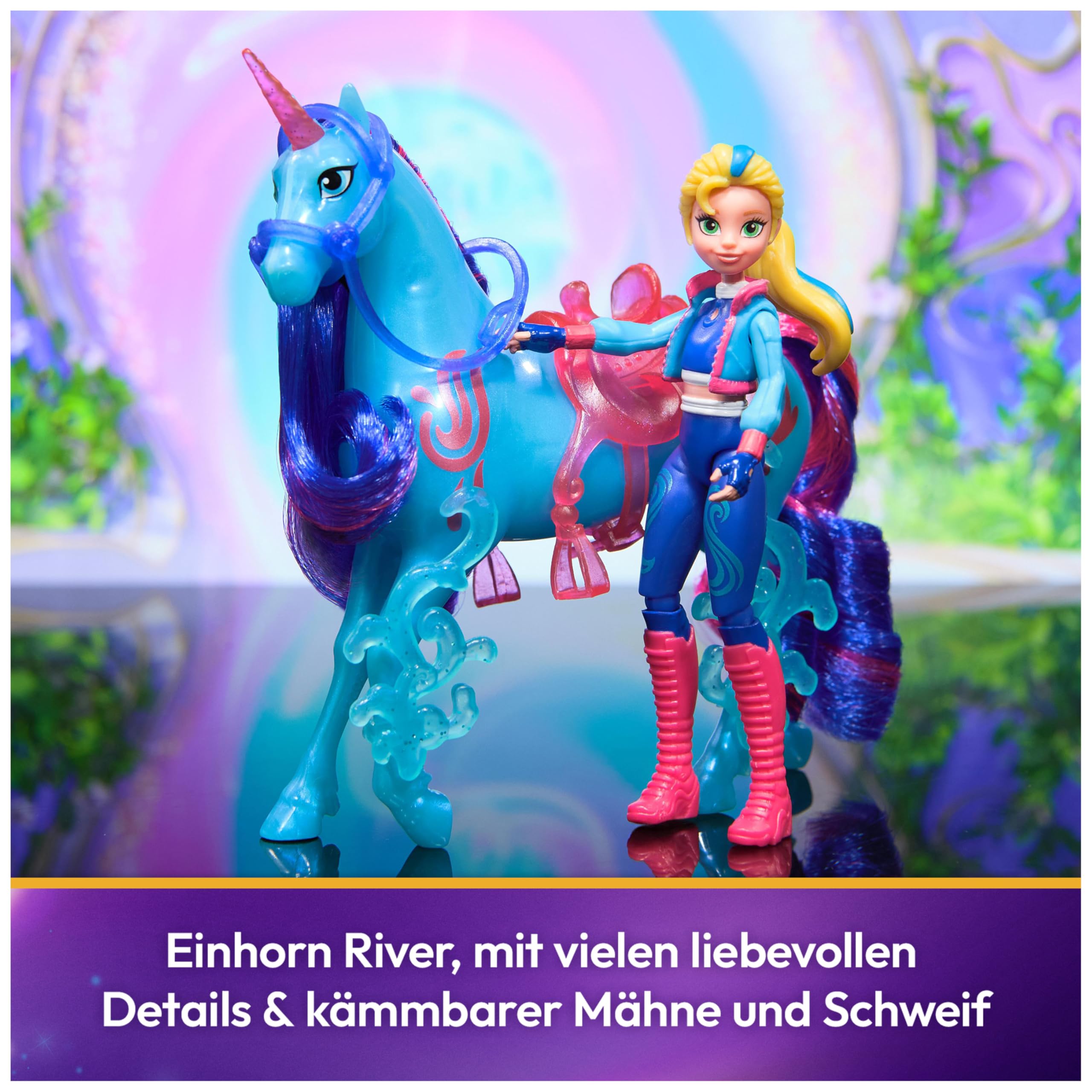 Unicorn Academy Isabel & River Puppe mit Einhorn 12 cm