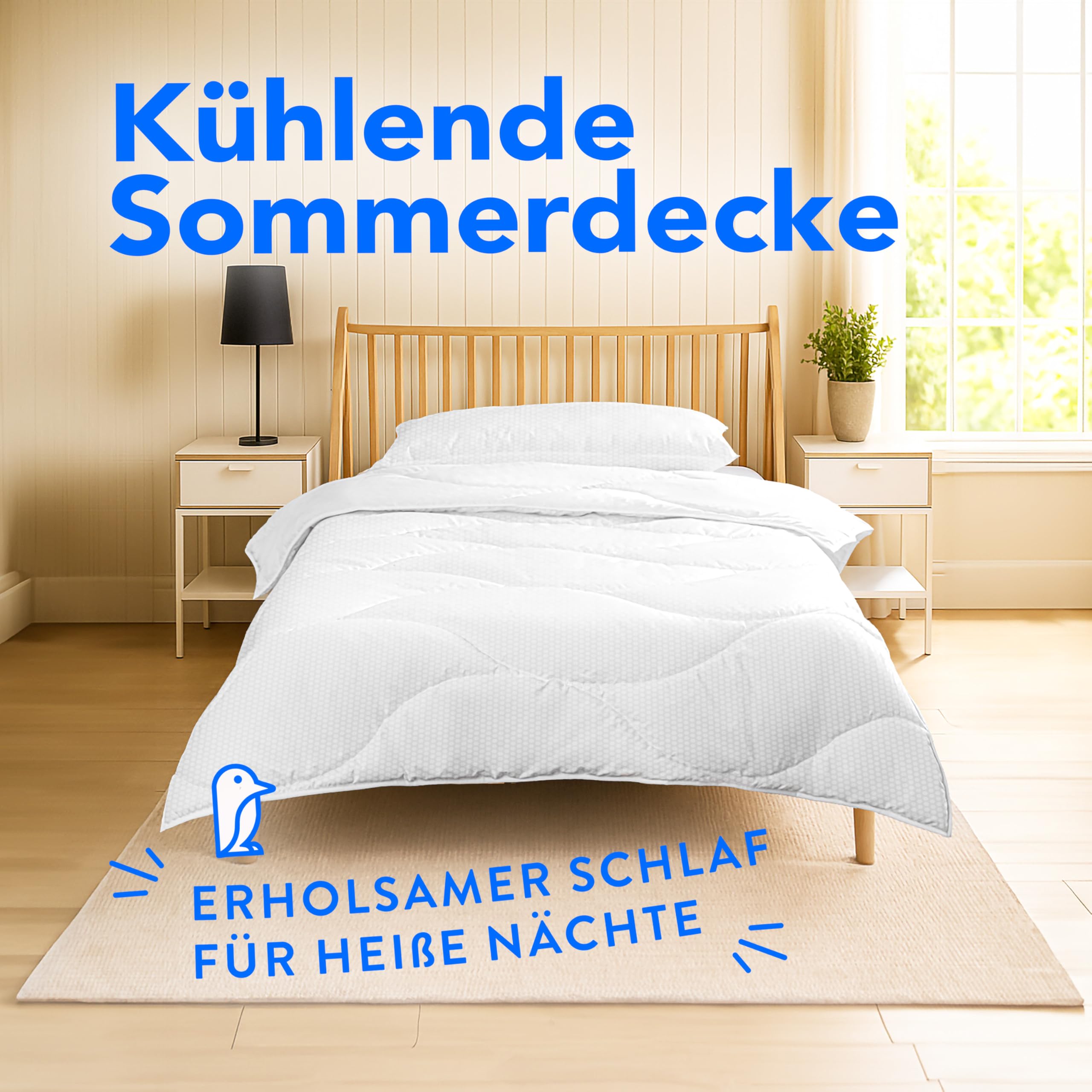 John Cotton Kühldecke Sommerdecke 135x200 atmungsaktiv