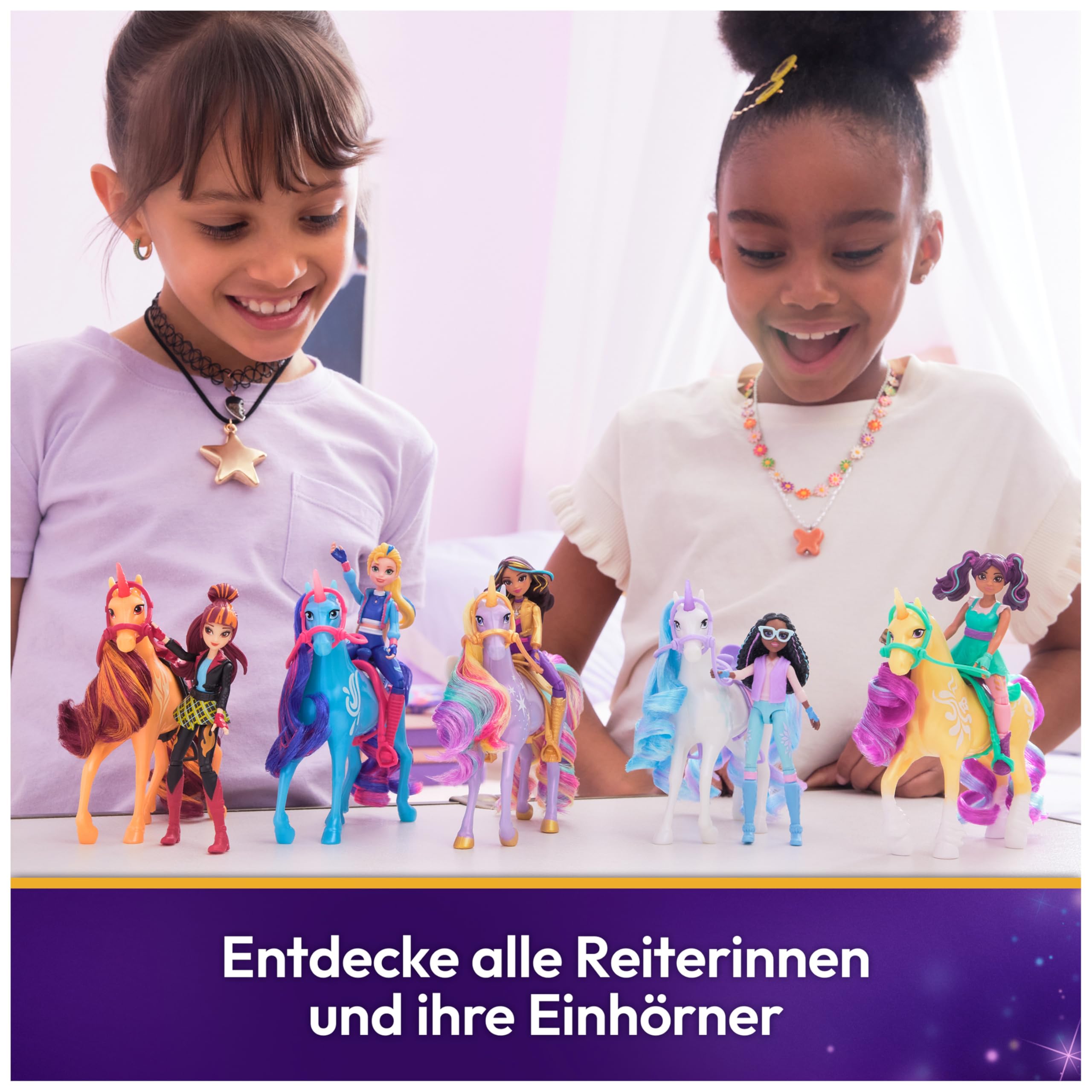 Unicorn Academy Ava Leaf Stall Spielset 15 Teile Farbwechsel