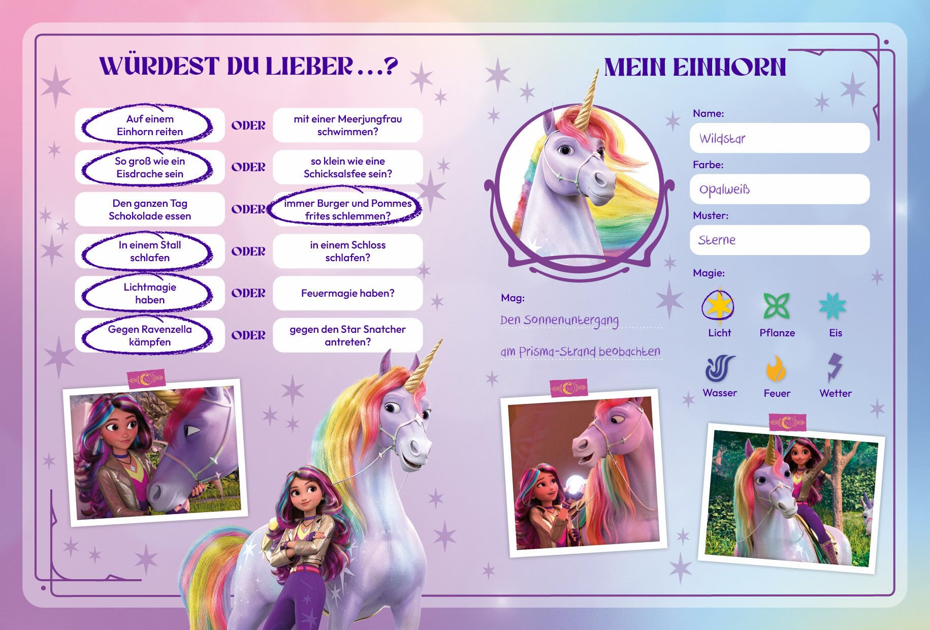 Unicorn Academy Mein Freundschaftsbuch Band 4 Freundebuch Einhorn