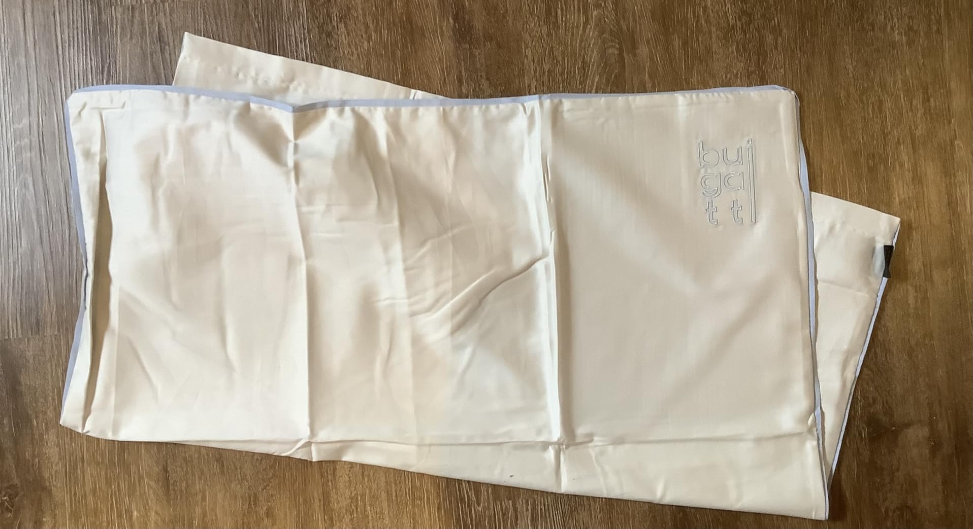 bugatti Satin Bettwäsche 135x200 Bettbezug Lachs Baumwolle