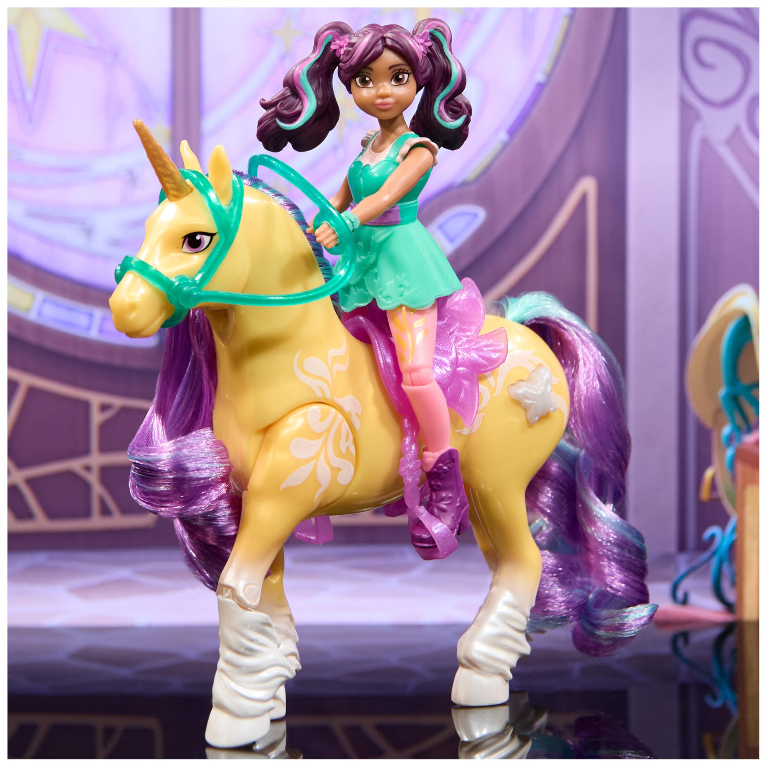 Unicorn Academy Ava & Leaf Licht-Magie-Set 12 cm ab 4 J.