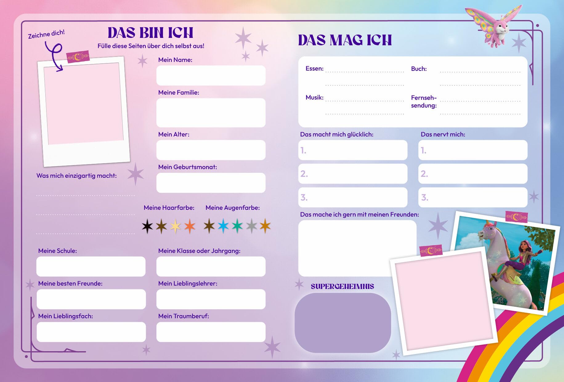 Unicorn Academy Mein Freundschaftsbuch Band 4 Freundebuch Einhorn