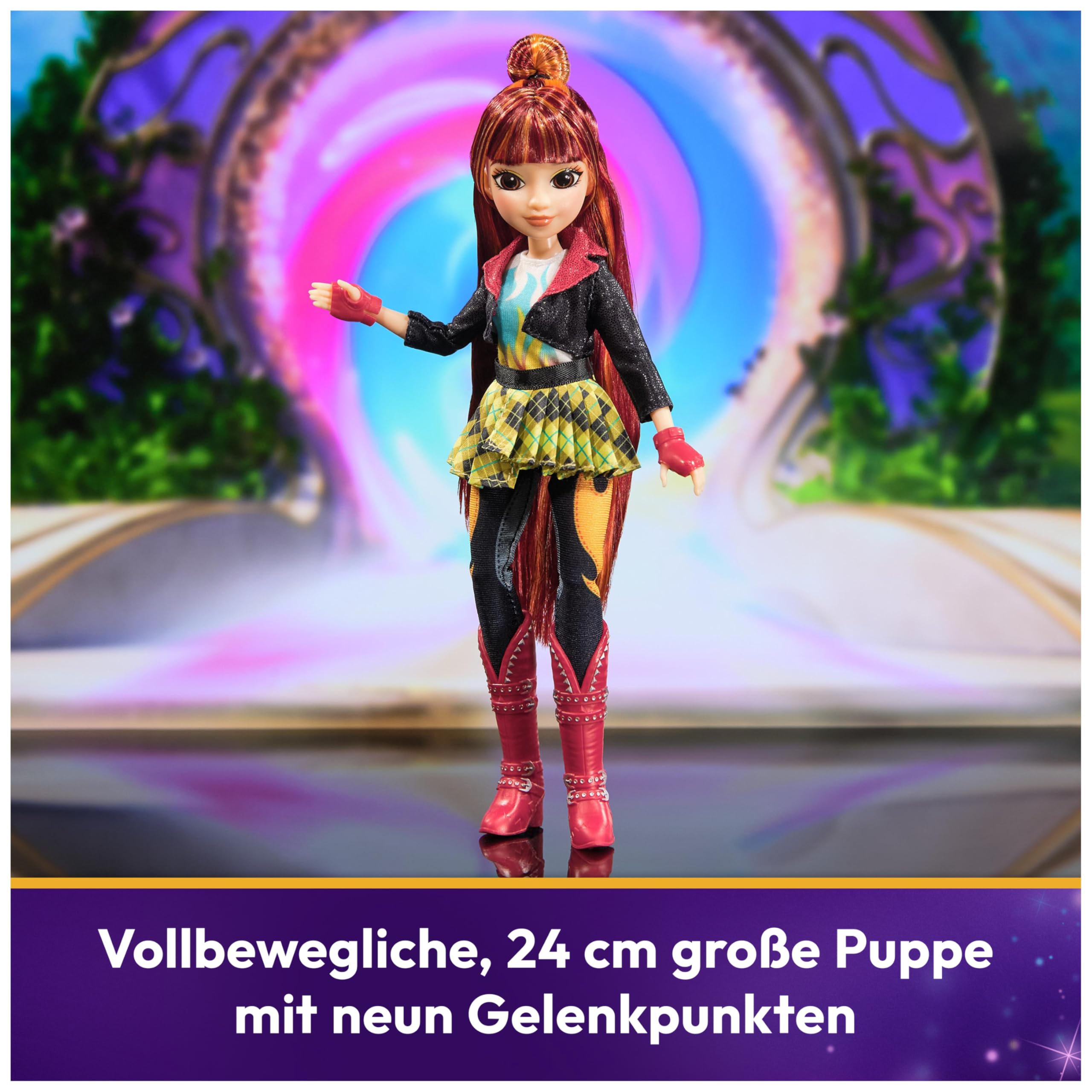 Unicorn Academy Valentina Ankleidepuppe 24 cm mit 5 Accessoires