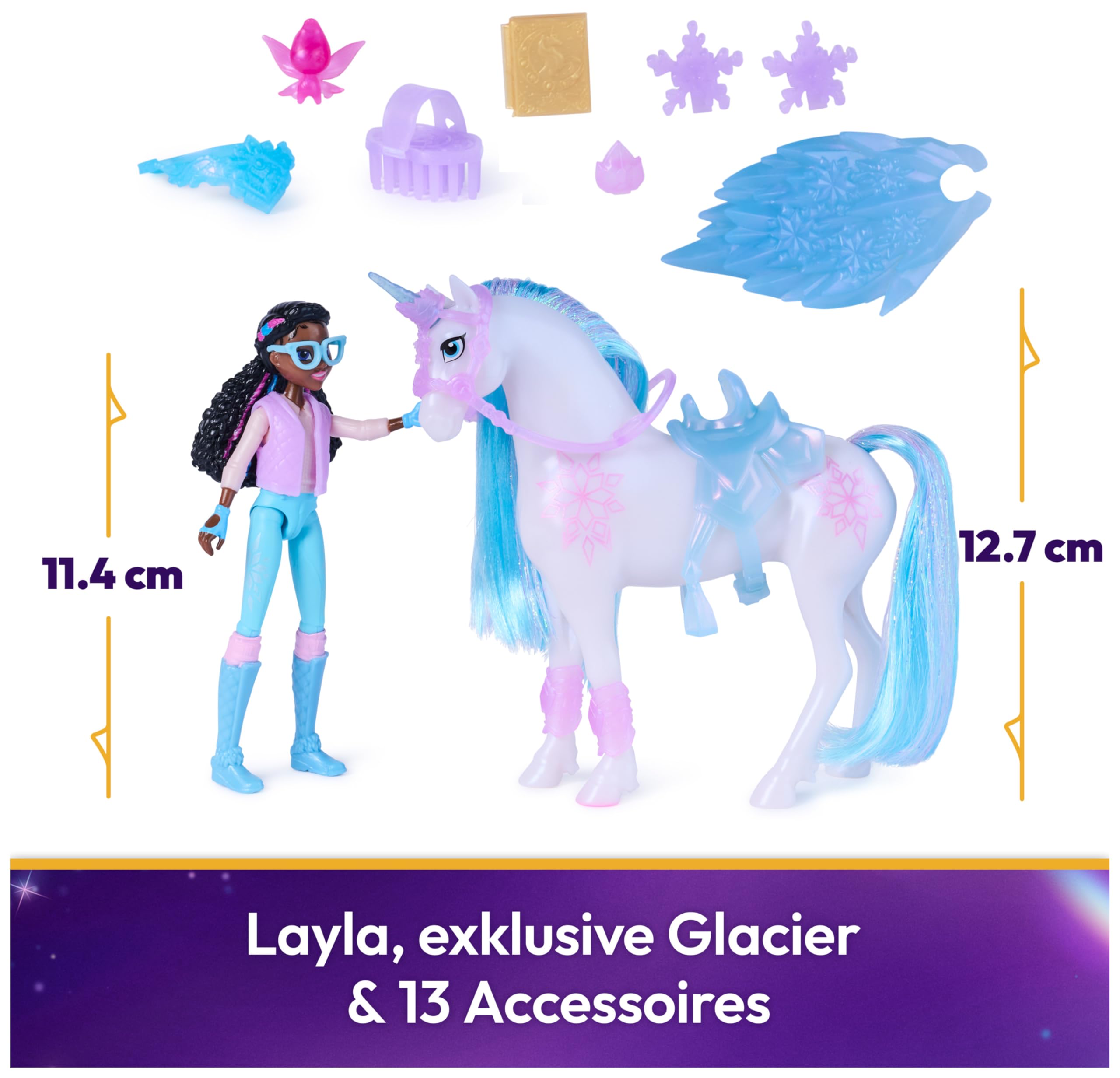 Unicorn Academy Glaciers Gemstone Layla Einhorn Spielfigur