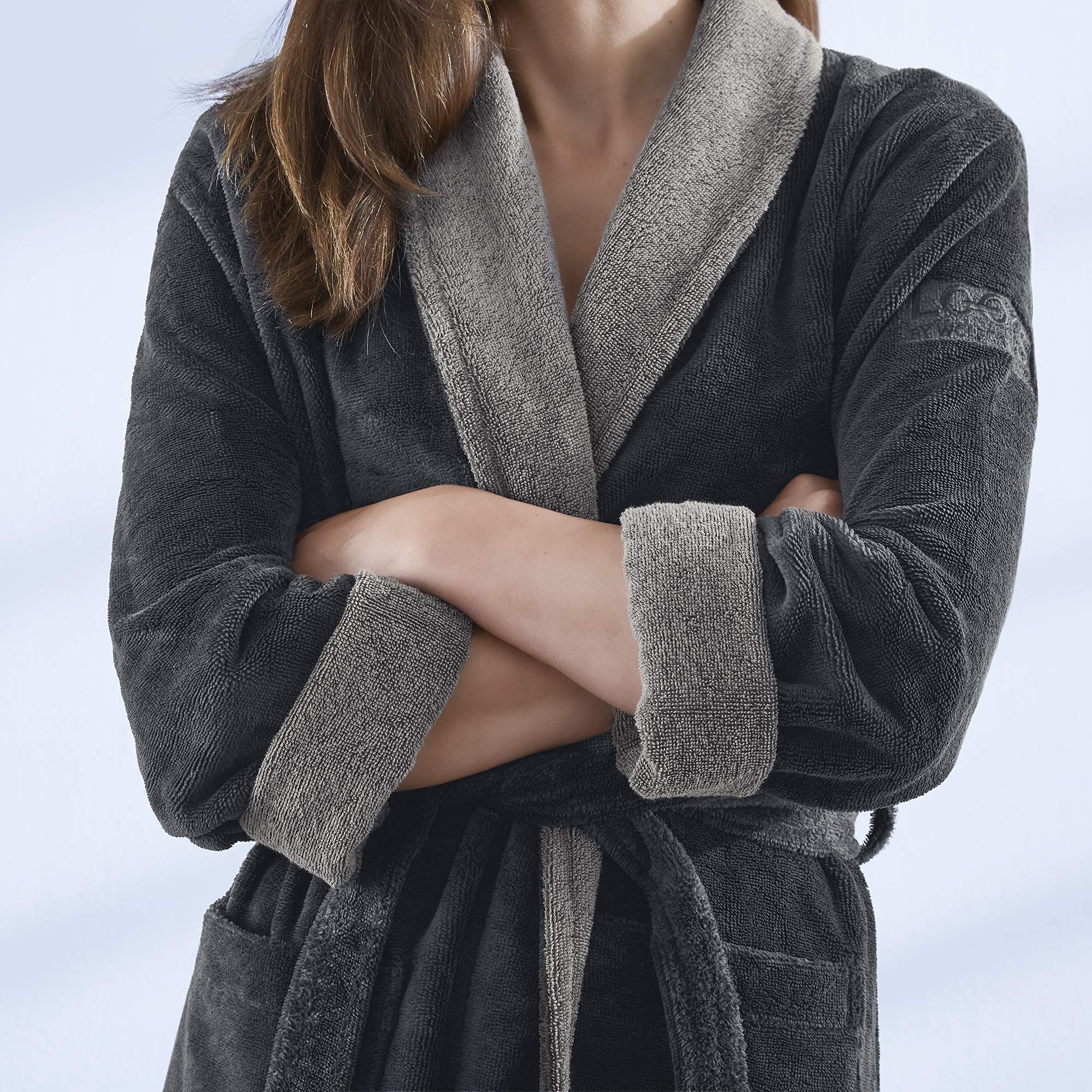 LOOKS by Wolfgang Joop Bademantel Damen Frottee Beere M