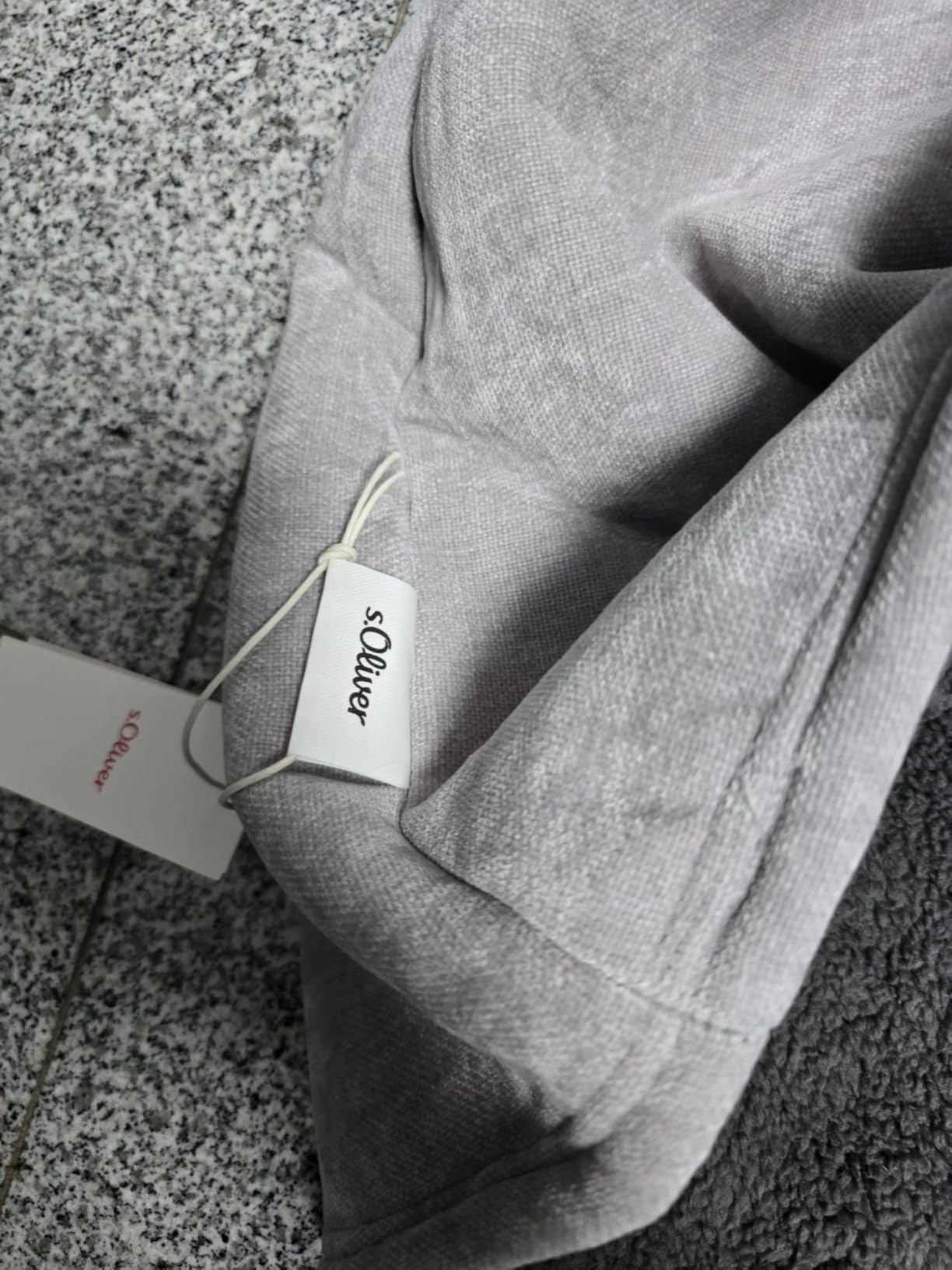 s.Oliver Lounge Hoodie Grau Einheitsgröße Polyesterflausch