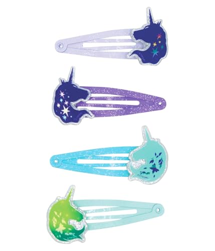 Unicorn Academy Haarspangen 4er-Set Wildstar Leaf Kinder