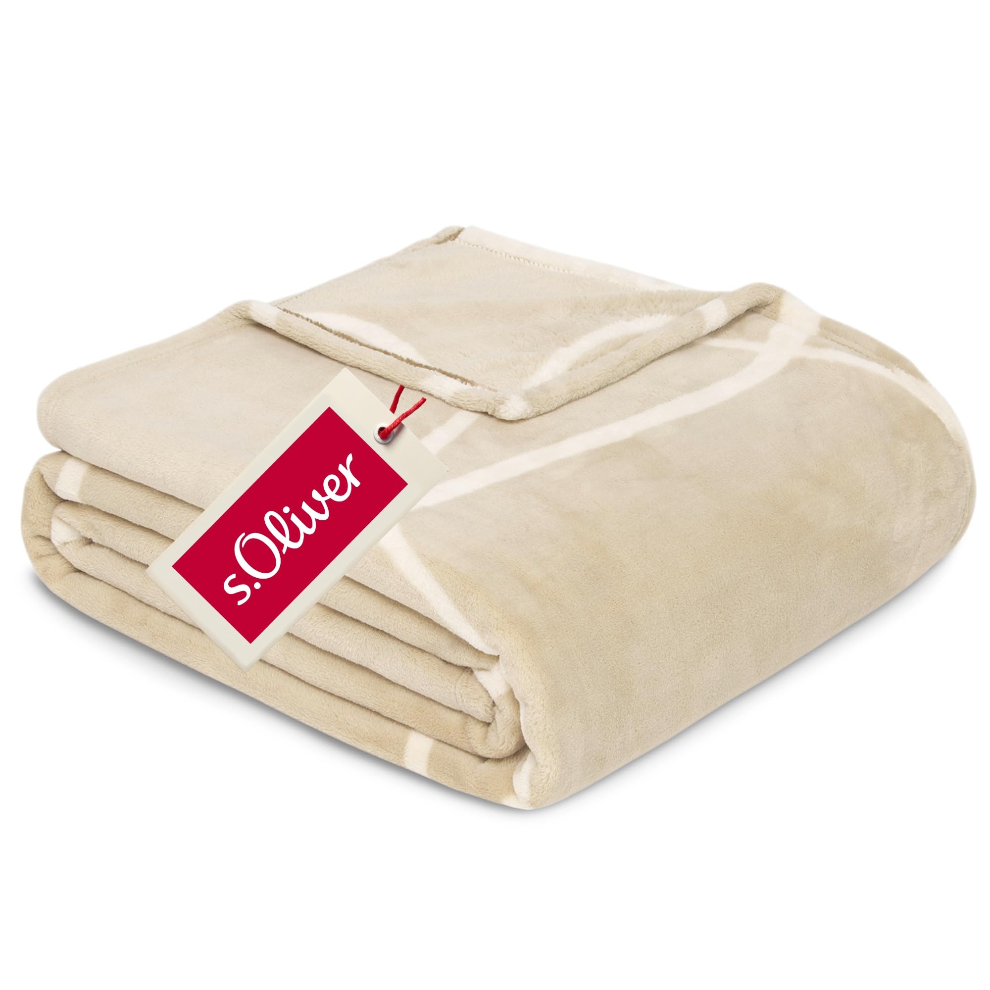 s.Oliver Kuschelsoft Kuscheldecke 150x200 schwarz warm