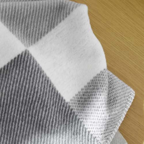 IBENA Madeira Decke 150x200 Grau Baumwollmix Kuscheldecke