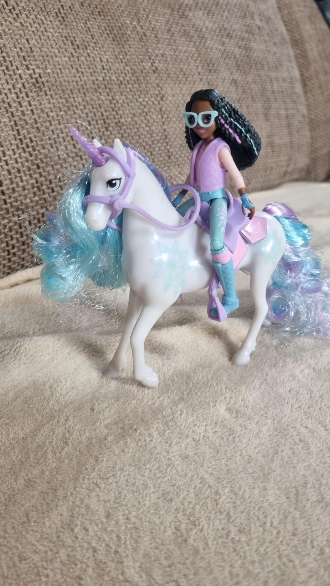 Unicorn Academy Layla und Glacier Puppe Einhorn Set 12cm