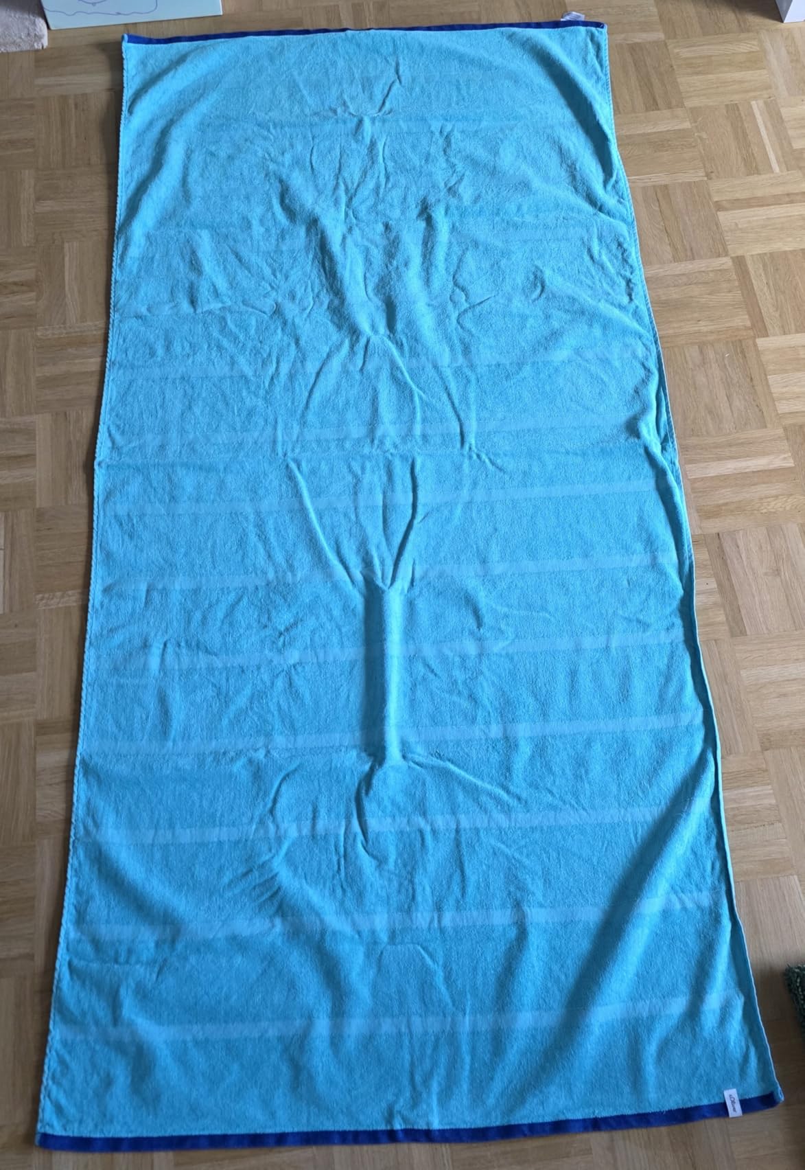IBENA s.Oliver Strandtuch 90x180 Badetuch gelb hellblau