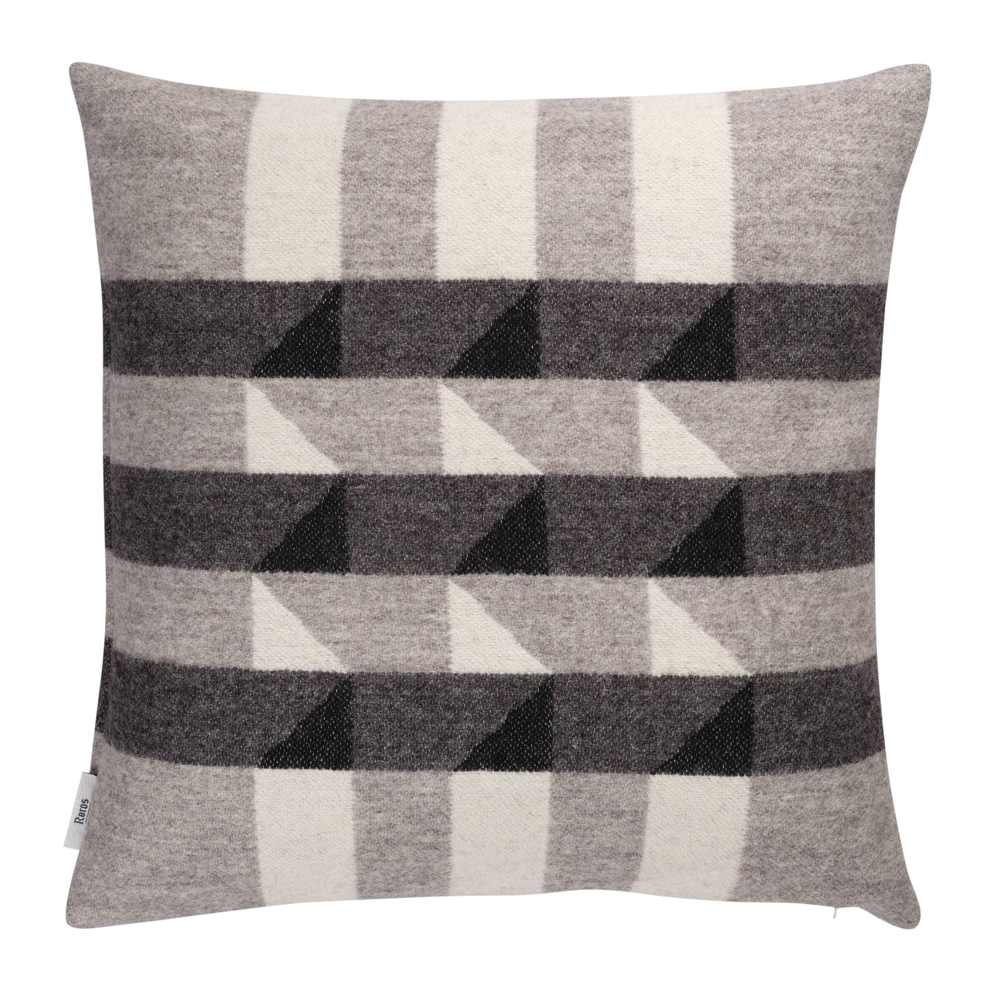 Røros Tweed Kvam Wollkissen 50x50cm Blau 105214 Lammwolle