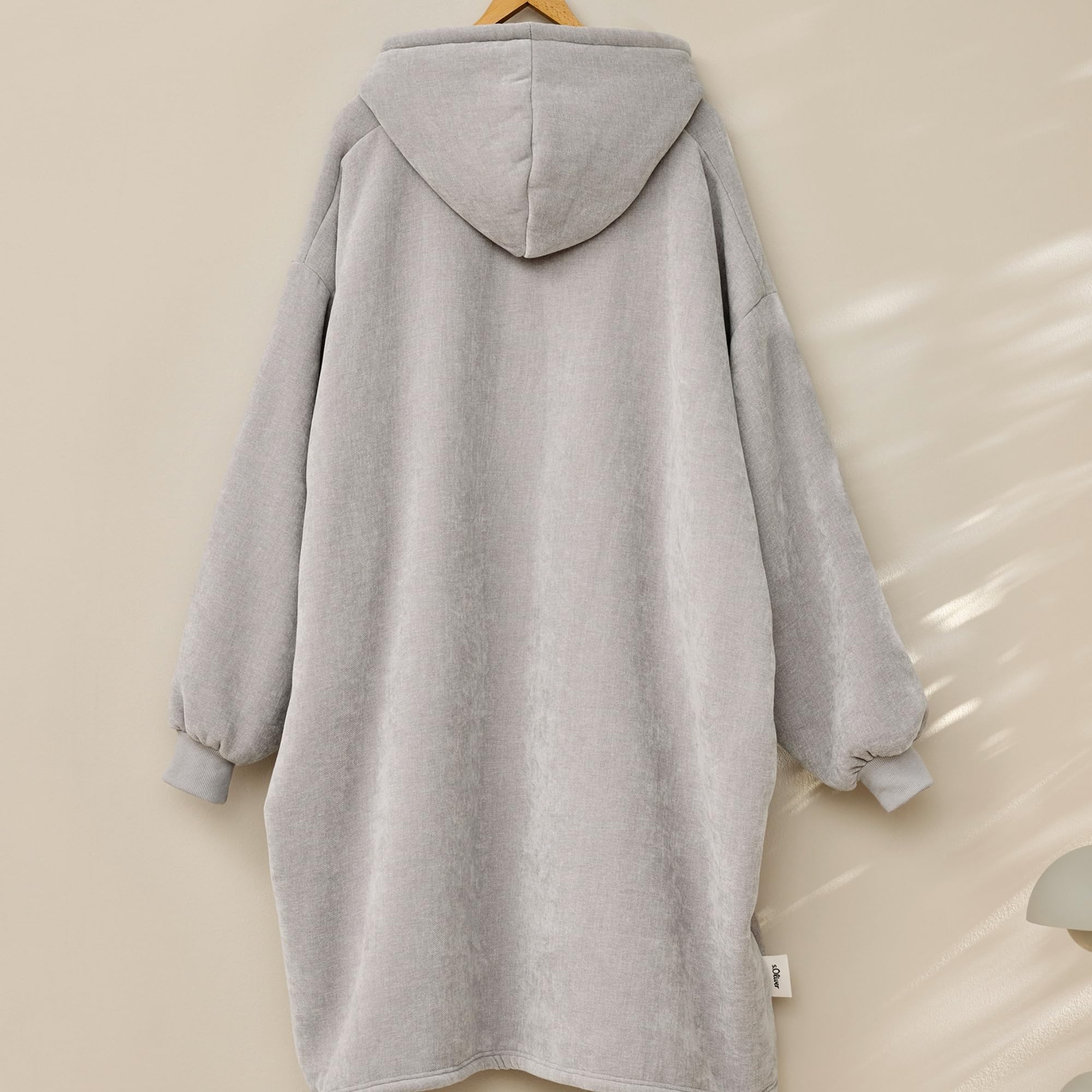 s.Oliver Lounge Hoodie Grau Einheitsgröße Polyesterflausch