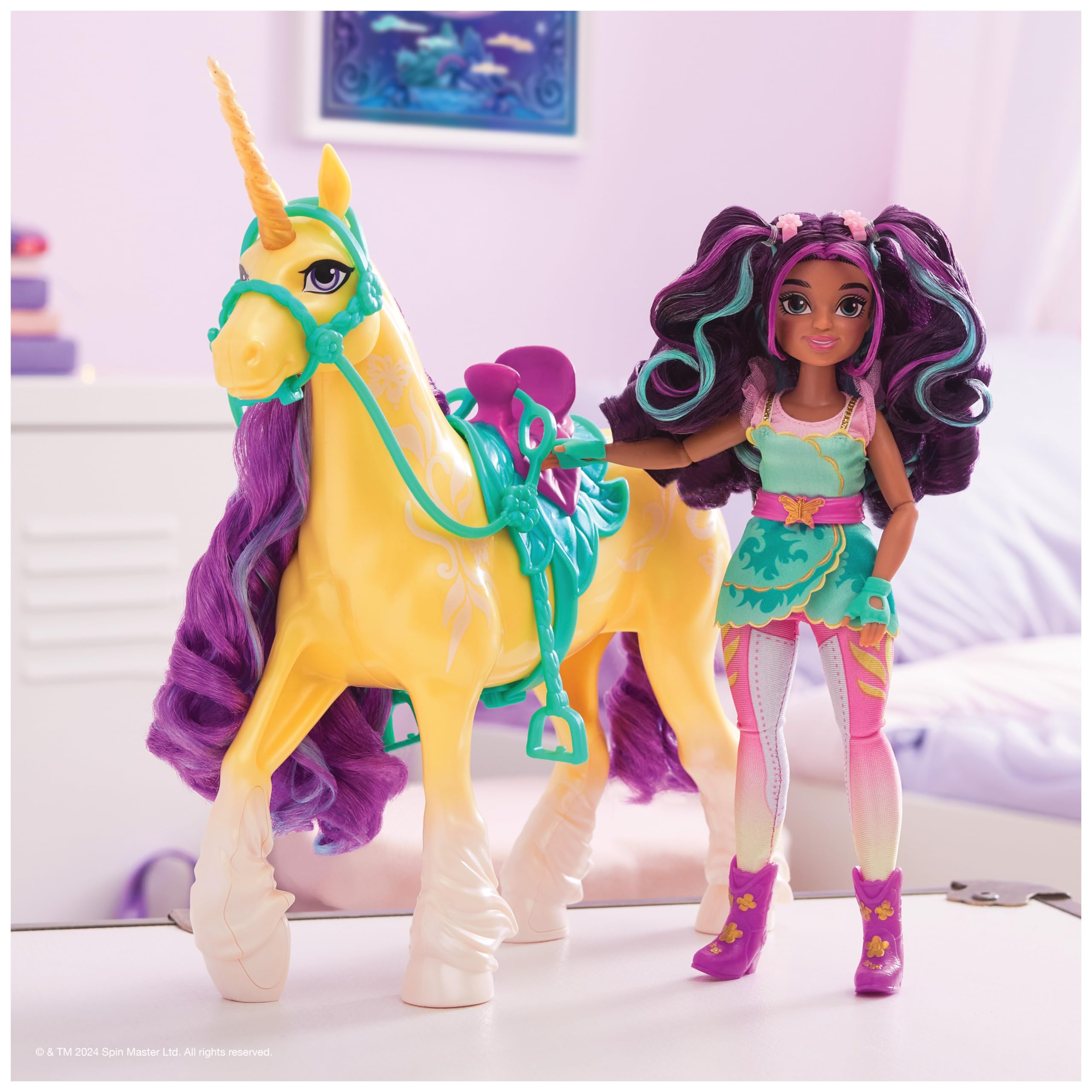 Unicorn Academy Leaf Einhorn 28 cm Ava Pflanzen-Magie