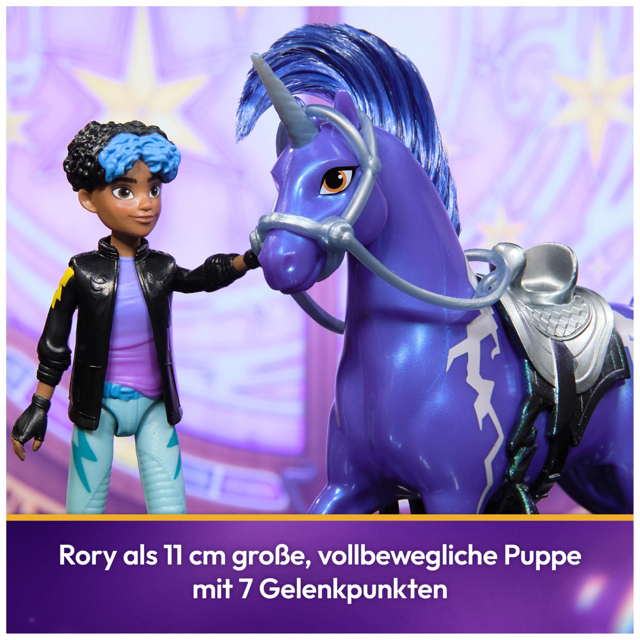 Unicorn Academy Rory und Storm Figuren-Set 12 cm blau