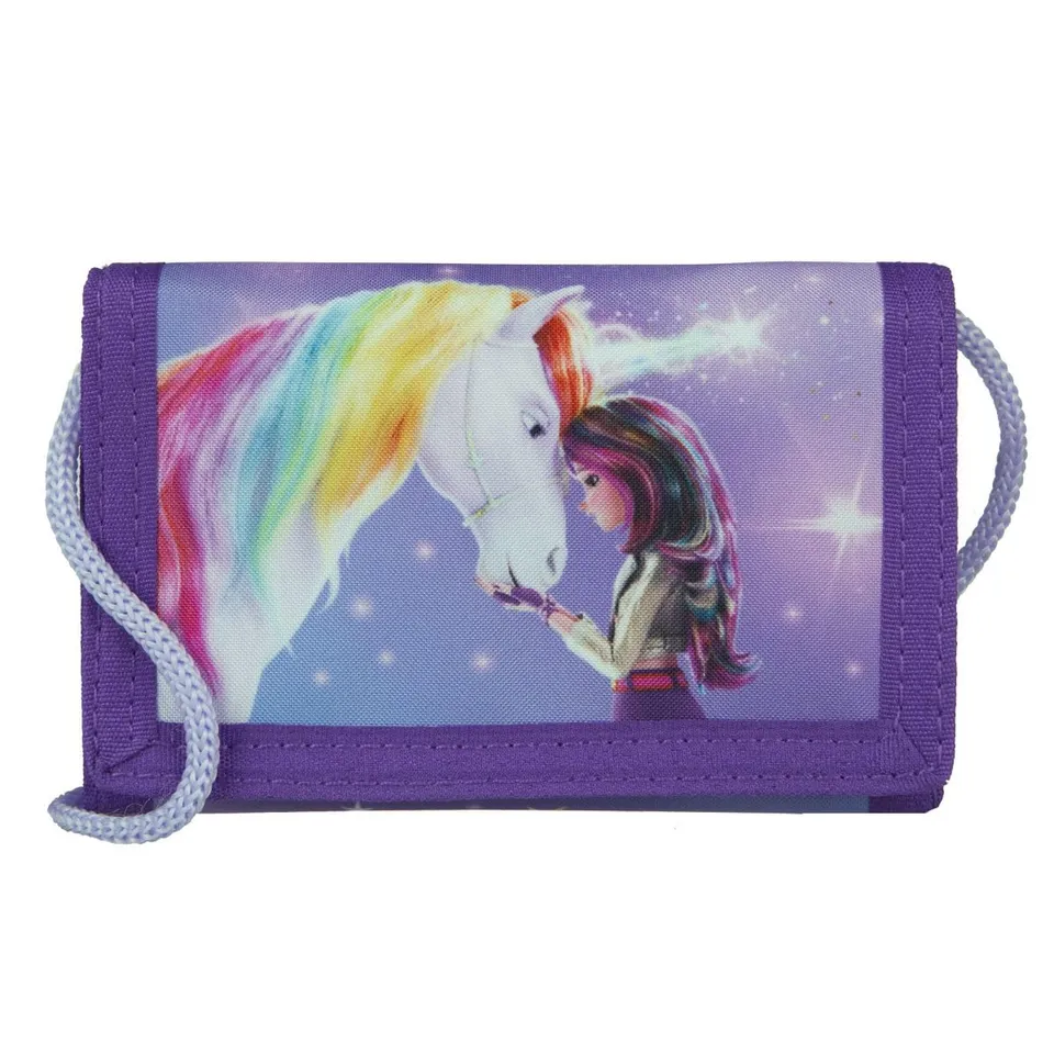Undercover Unicorn Academy Geldbörse 9x2x13 lila Brustbeutel