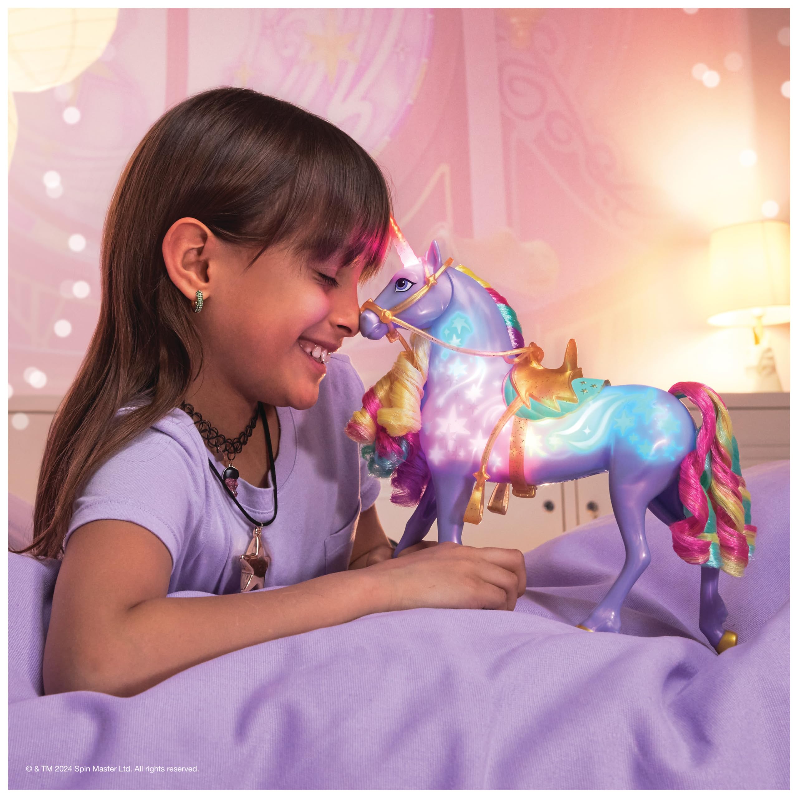 Unicorn Academy Wildstar Einhorn 28 cm interaktiv mit Licht