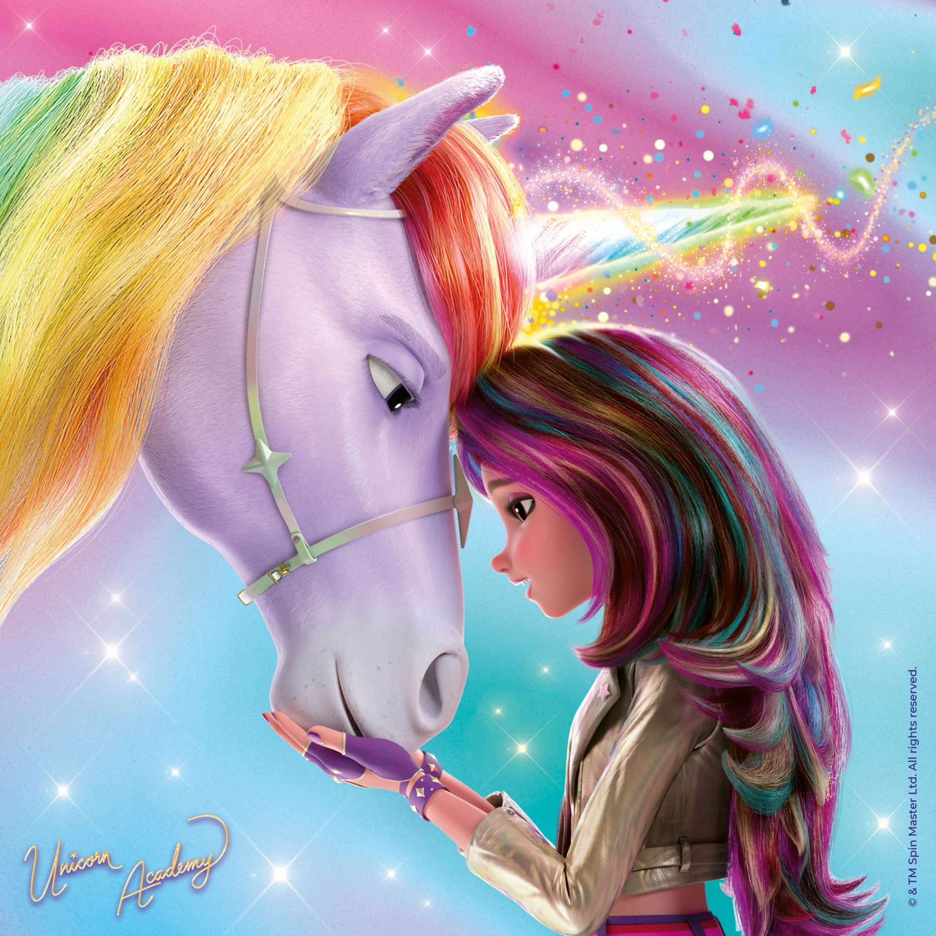 Ravensburger Unicorn Academy Puzzle 3x49 Teile ab 5 J.