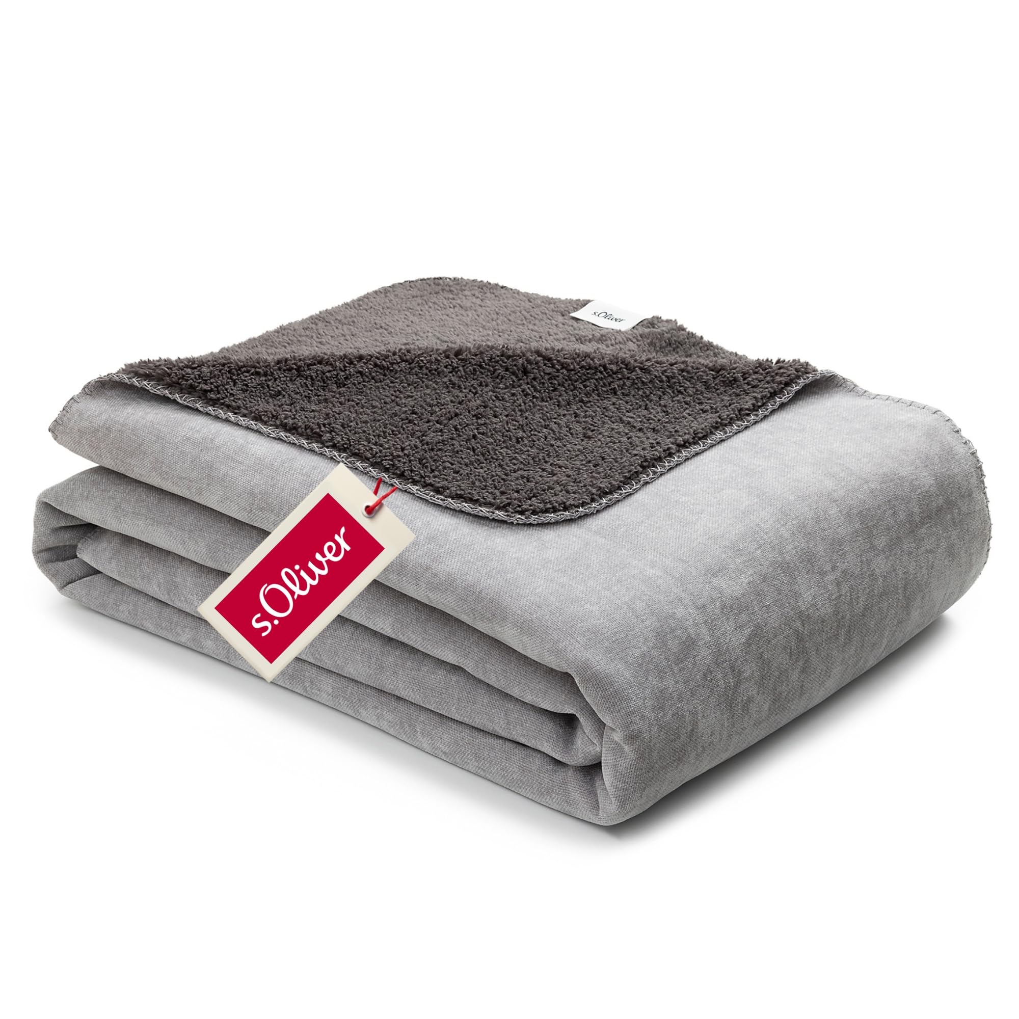 s.Oliver Lounge Kuscheldecke 150x200 grün flauschig