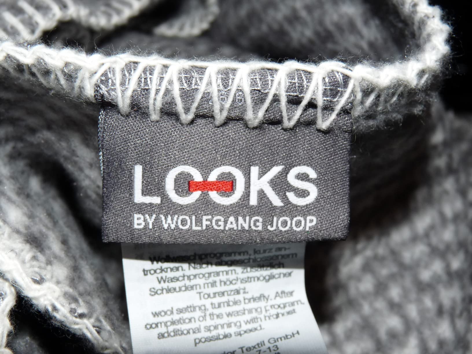 LOOKS by Wolfgang Joop Kuscheldecke 150x200 grau
