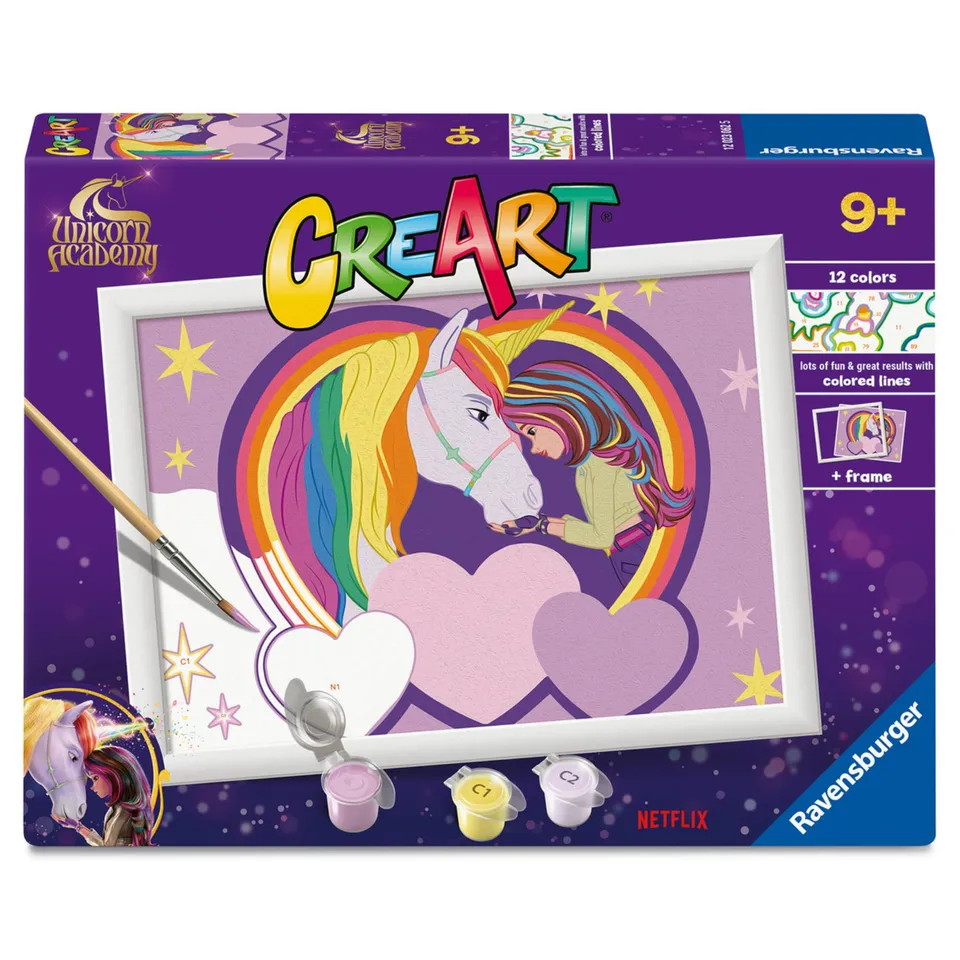 Ravensburger CreArt Sophia & Wildstar Malen nach Zahlen ab 9 Jahren
