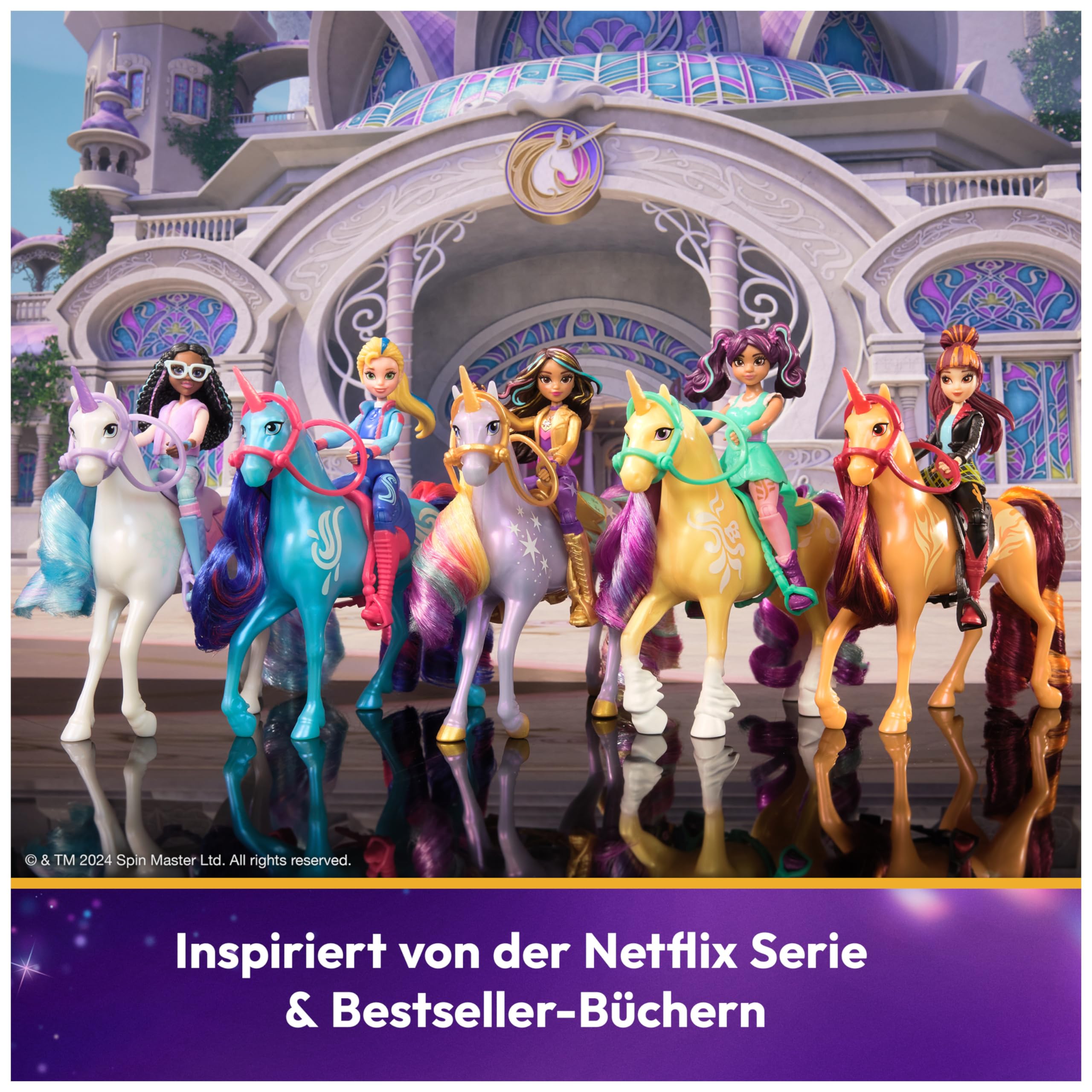 Unicorn Academy Layla und Glacier Puppe Einhorn Set 12cm