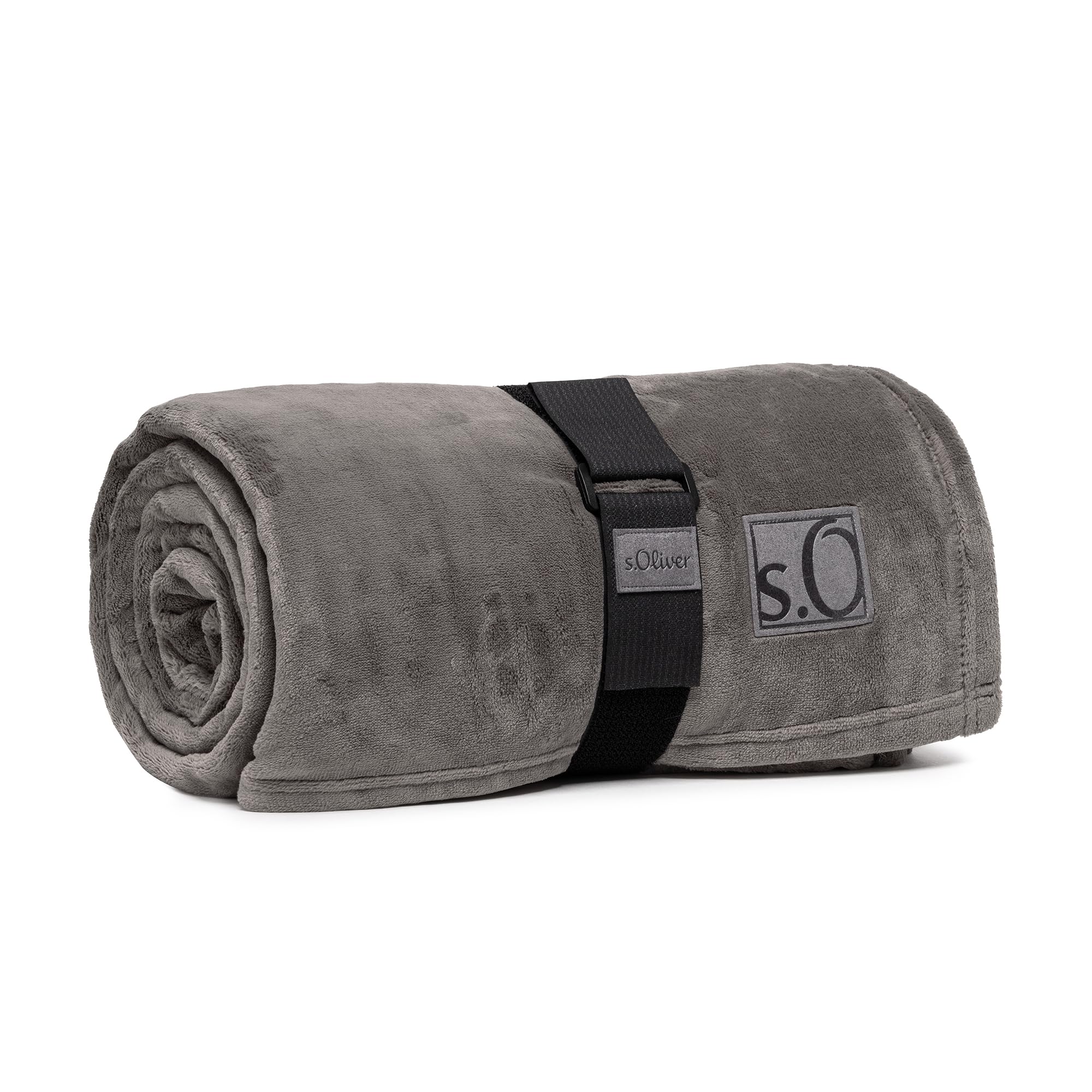 s.Oliver Kuschelsoft Kuscheldecke 150x200 cm Taupe Polyester