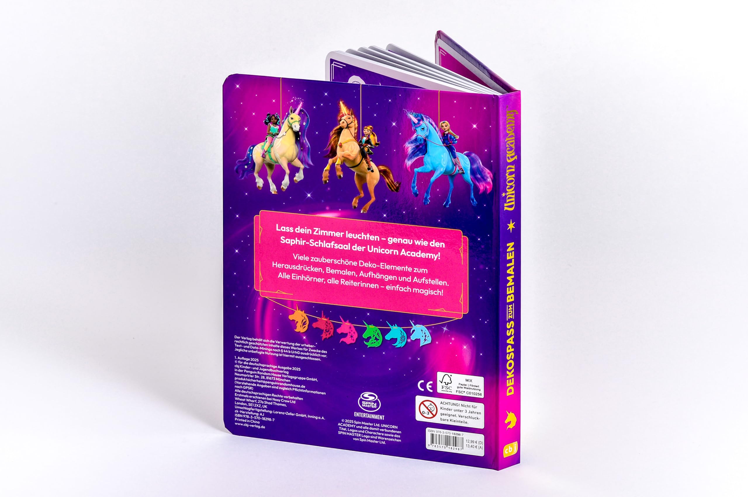Unicorn Academy Dekospaß zum Bemalen Band 5 Activity