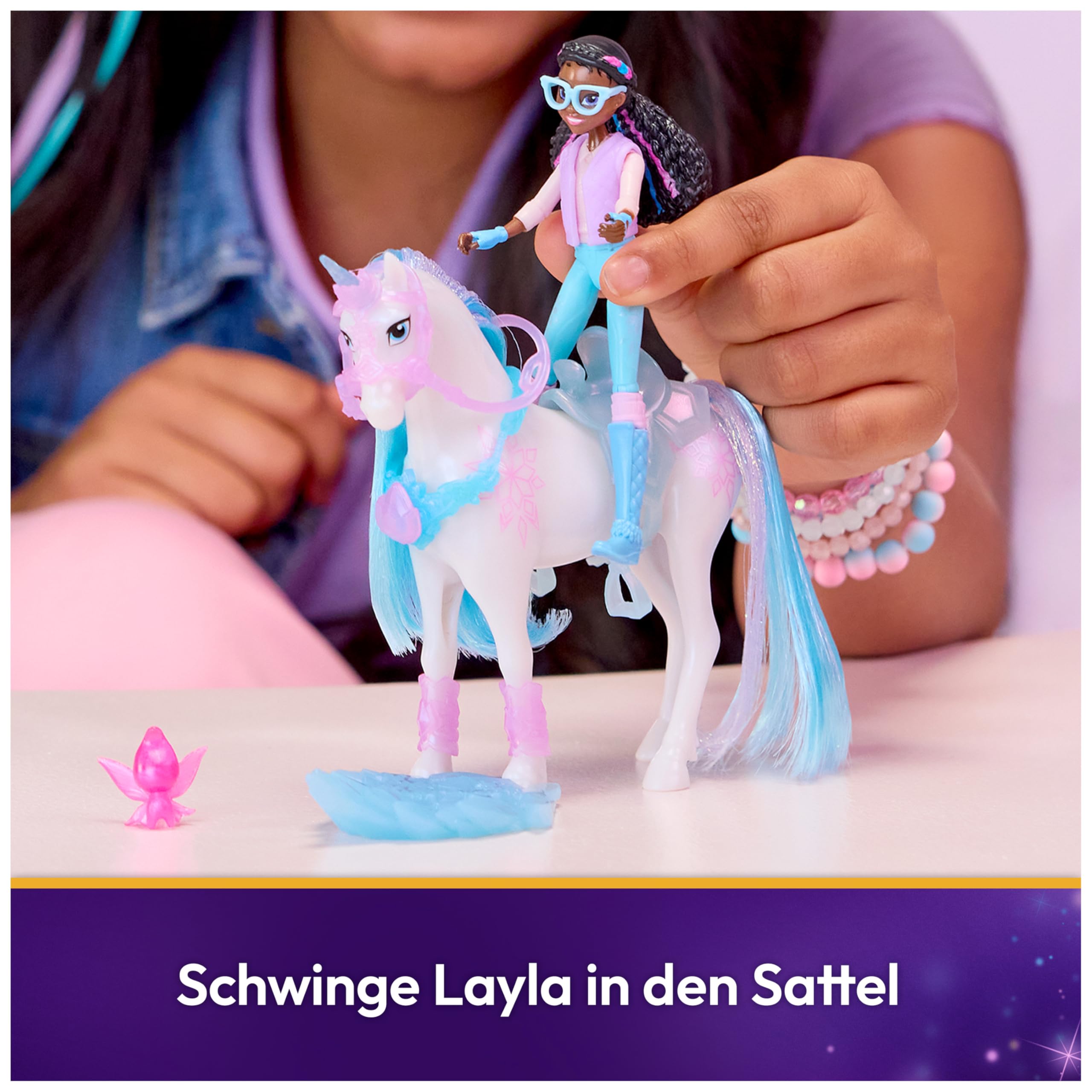 Unicorn Academy Glaciers Gemstone Layla Einhorn Spielfigur