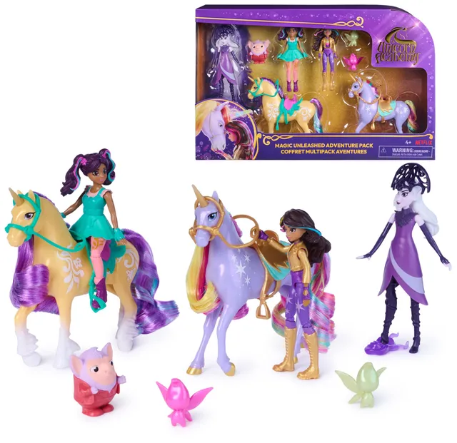 Unicorn Academy Abenteuer-Set Figuren mit Einhörnern