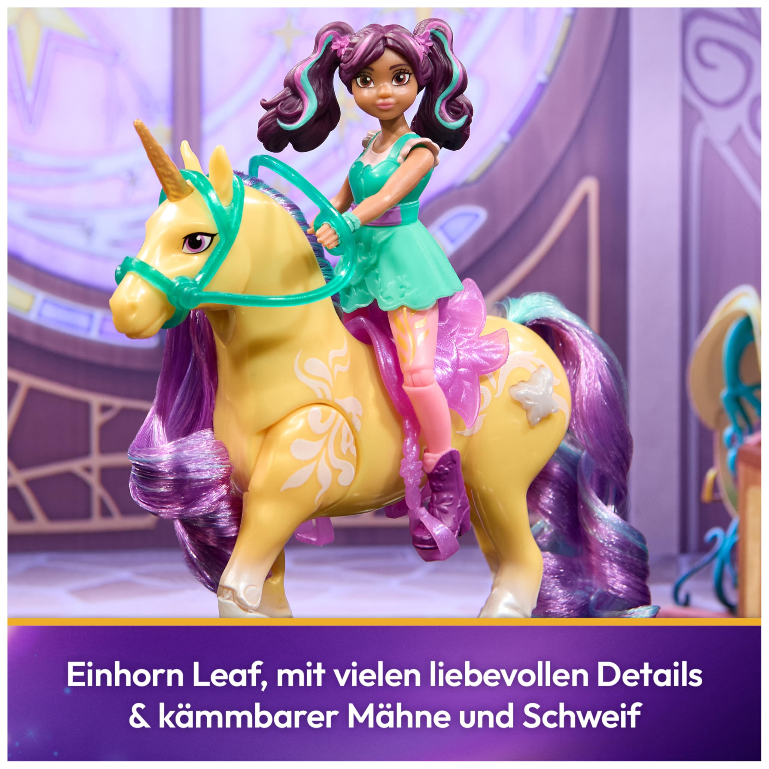 Unicorn Academy Ava & Leaf Licht-Magie-Set 12 cm ab 4 J.