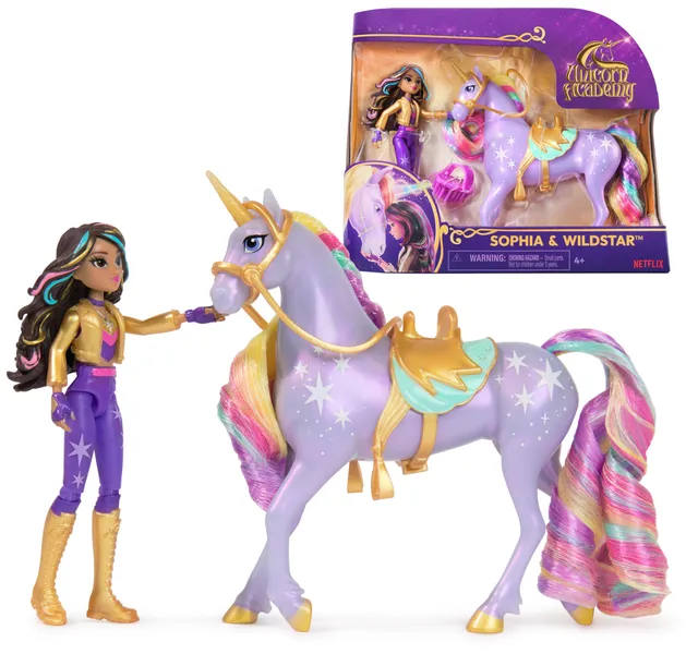 Unicorn Academy Sophia Wildstar Set 12cm Puppe Einhorn